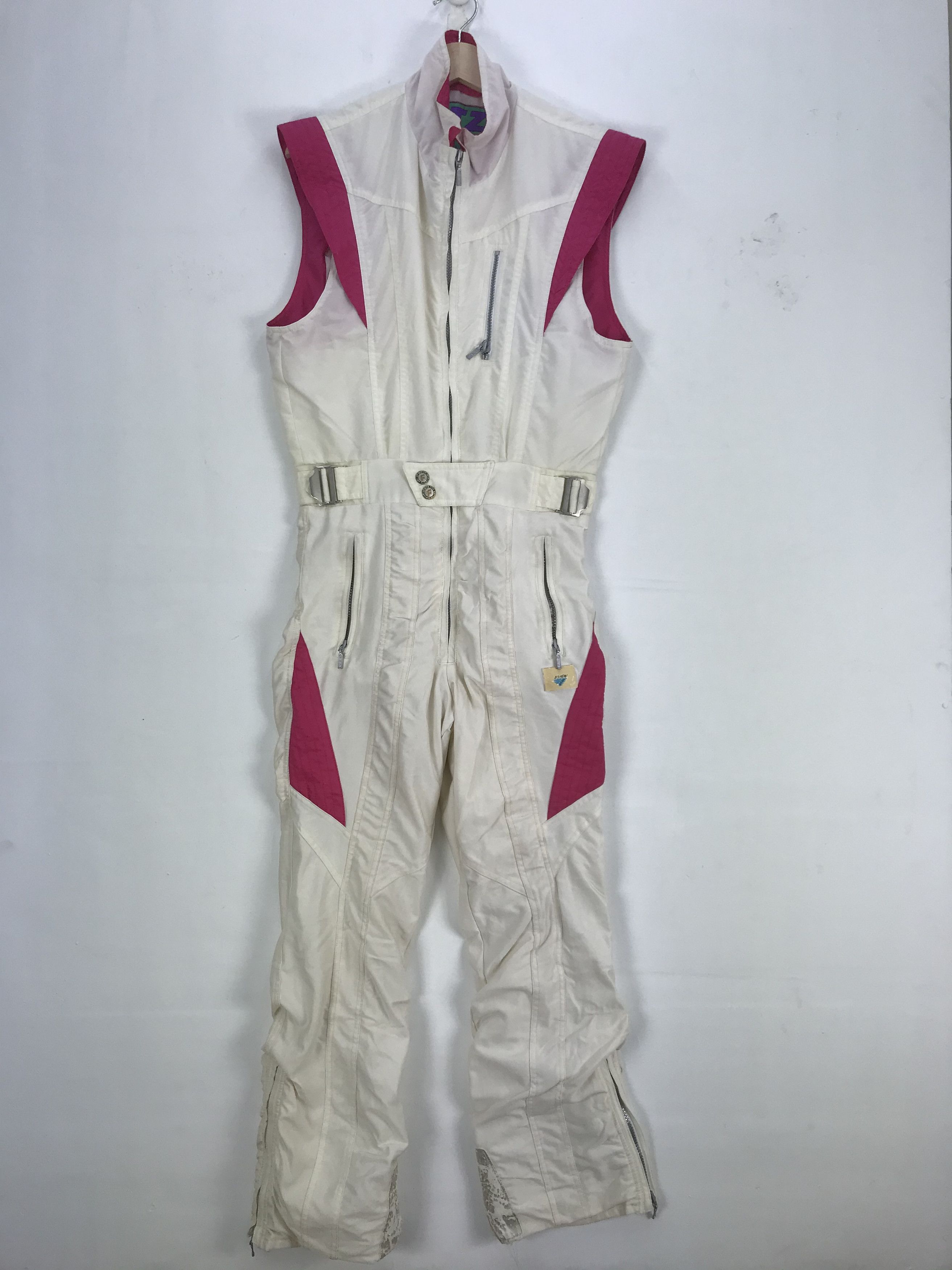 Japanese Brand × Vintage Vintage Fitz Ski Suit Coverall Japanese Ski Wear Jumpsuit Size US 30 / EU 46 - 1 Thumbnail