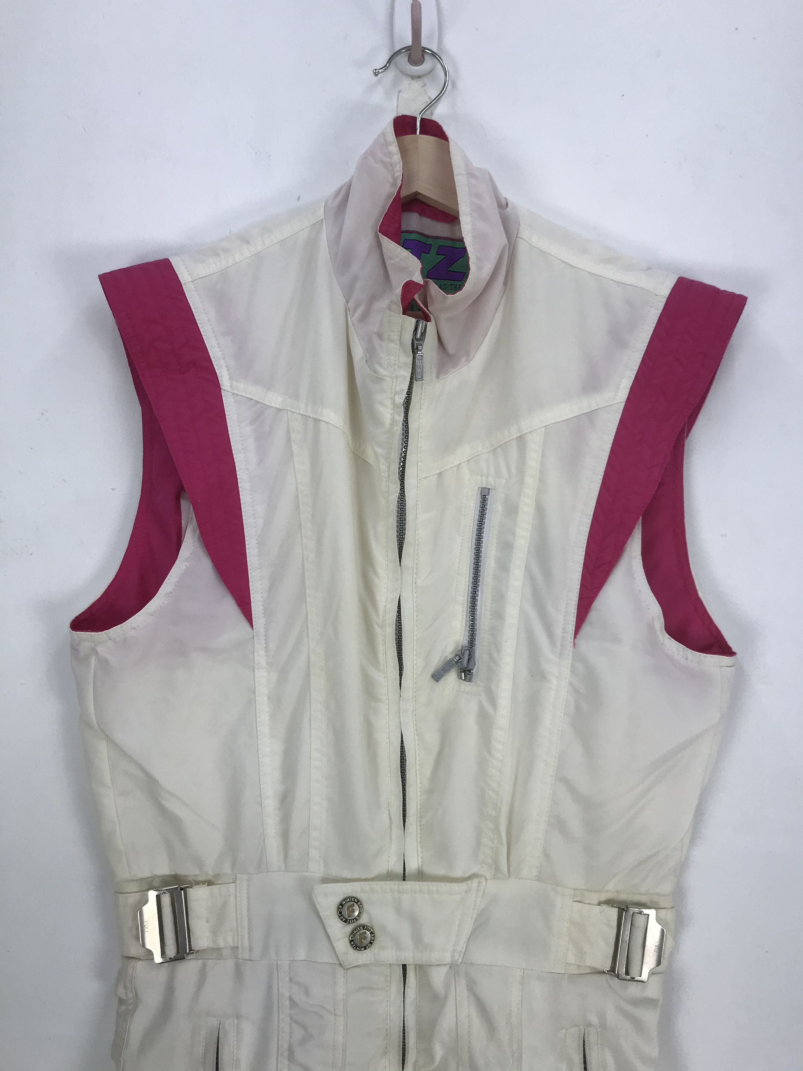 Japanese Brand × Vintage Vintage Fitz Ski Suit Coverall Japanese Ski Wear Jumpsuit Size US 30 / EU 46 - 3 Thumbnail