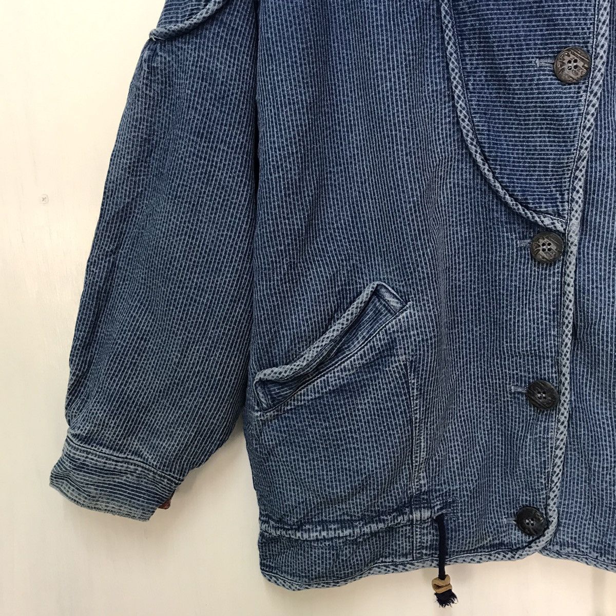 Japanese Brand 🔥 Rare 🔥 Simple life reversible jacket like kapital design Size US L / EU 52-54 / 3 - 4 Thumbnail