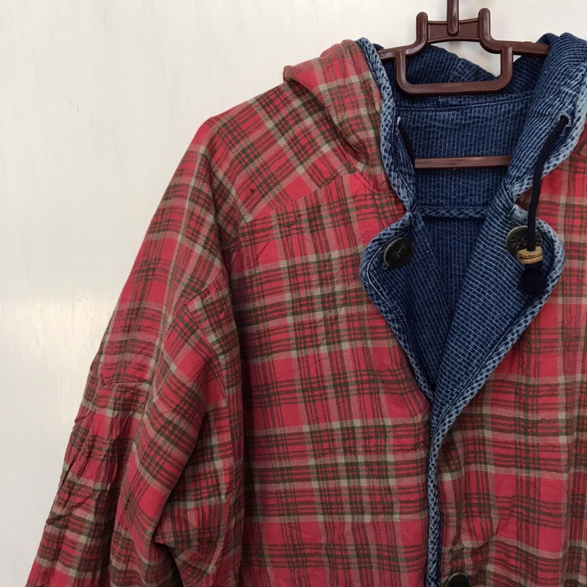 Japanese Brand 🔥 Rare 🔥 Simple life reversible jacket like kapital design Size US L / EU 52-54 / 3 - 16 Thumbnail