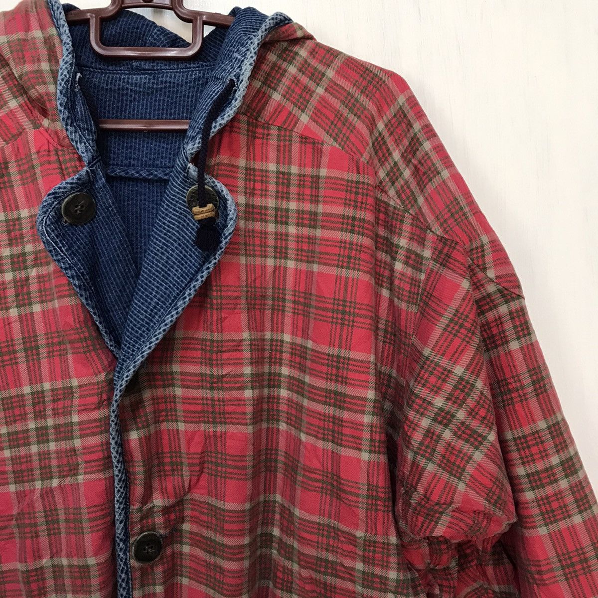 Japanese Brand 🔥 Rare 🔥 Simple life reversible jacket like kapital design Size US L / EU 52-54 / 3 - 19 Thumbnail