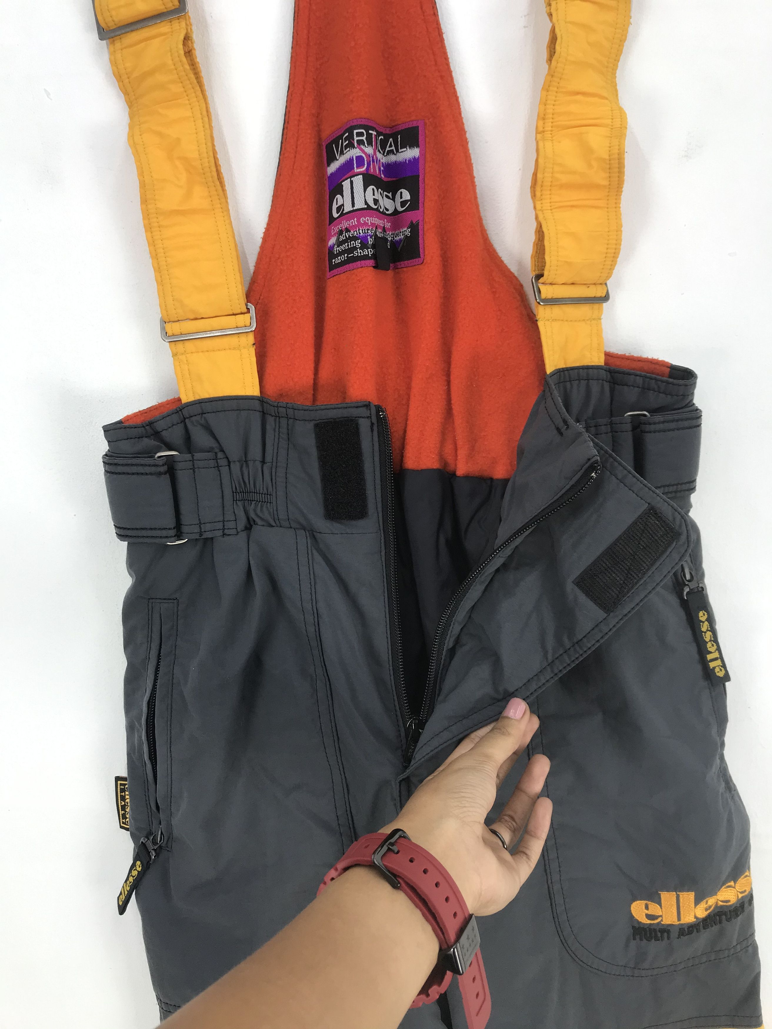 Ellesse × Vintage Ellesse Ski Suit Ellesse Coverall Ellesse Ski Overall Pants Size US 30 / EU 46 - 4 Thumbnail