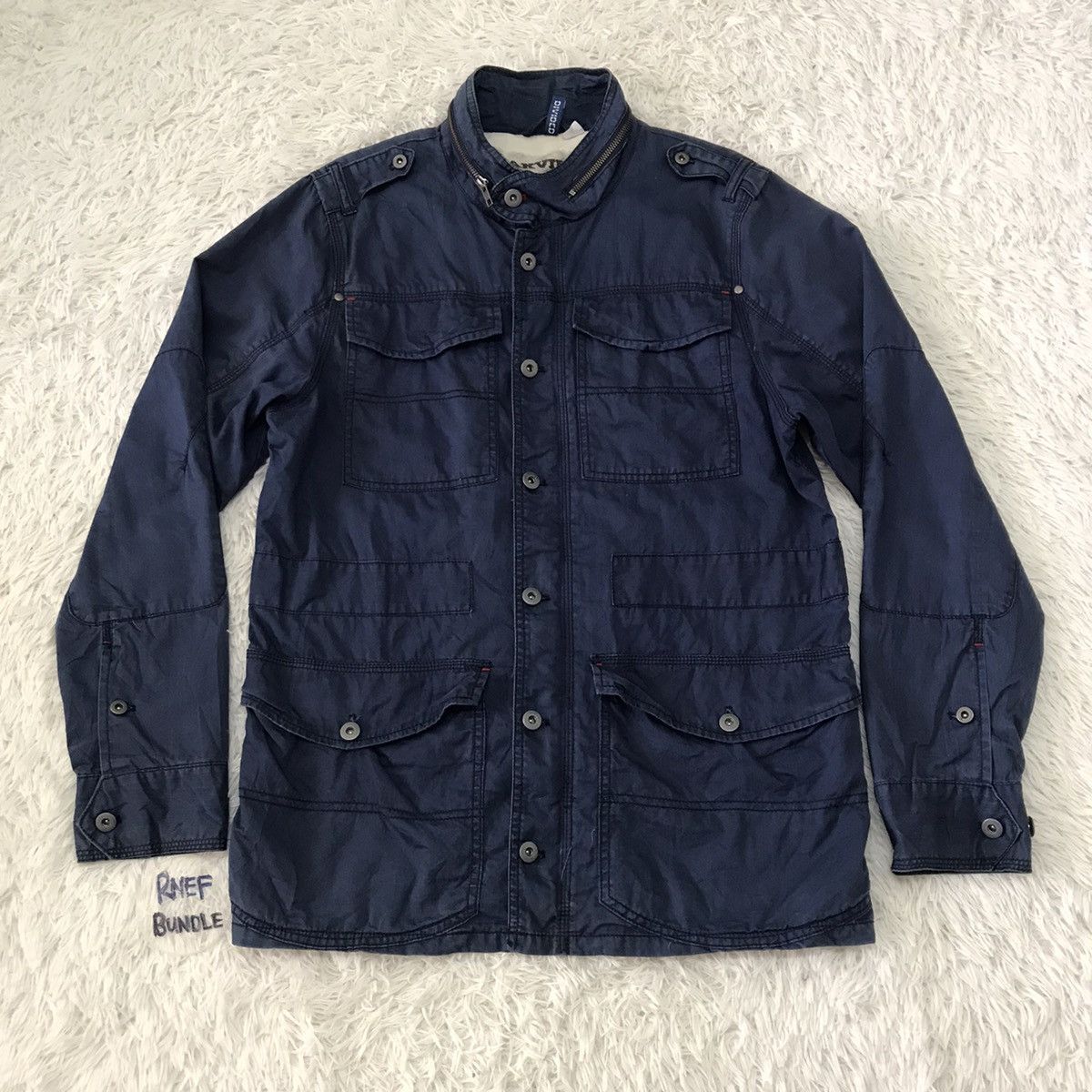image of Divided By H&m Utility Pockets Jacket, Men's (Size Medium)