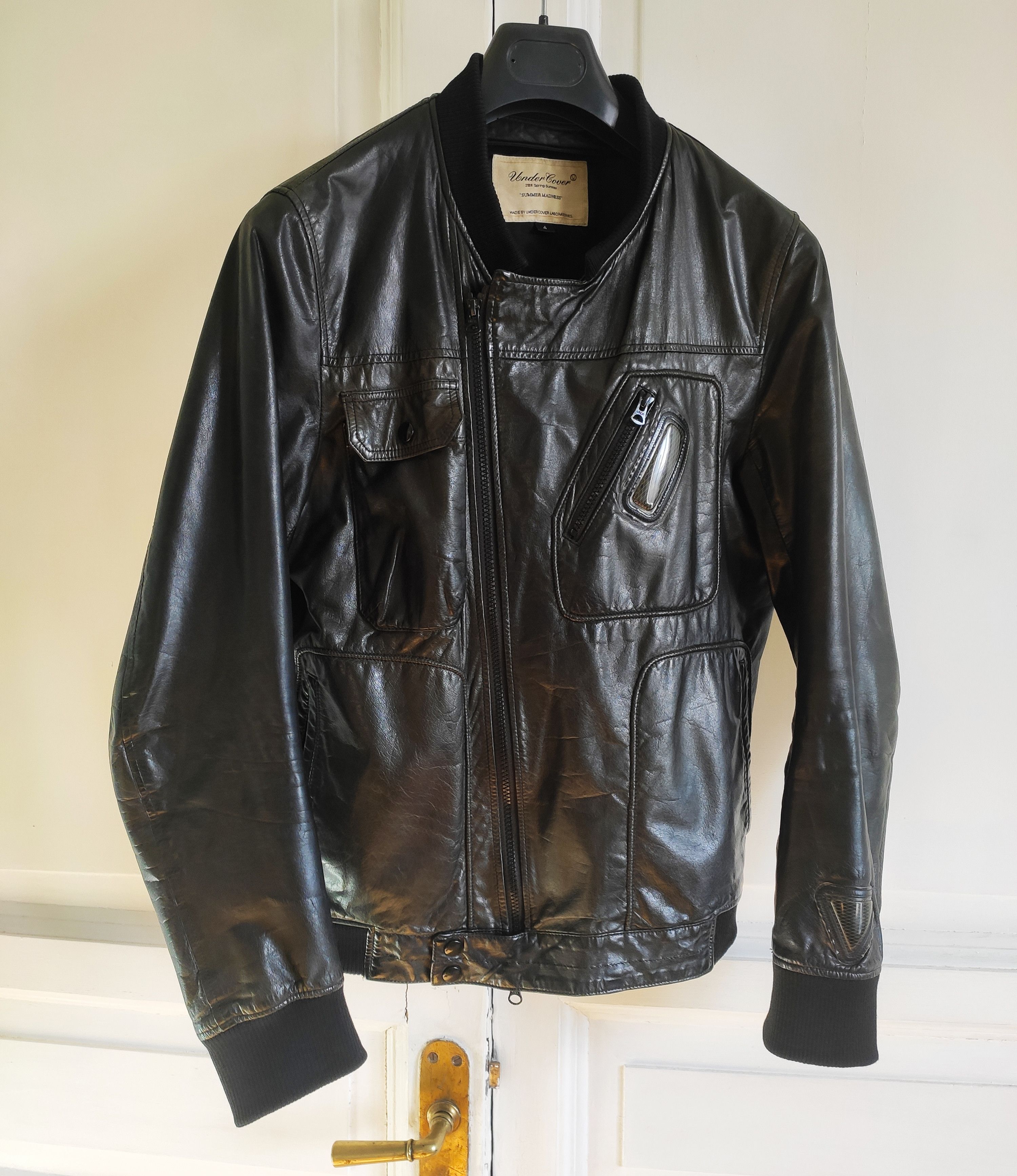 Undercover SS08 Summer madness leather jacket.Like Ricko Owens Size US M / EU 48-50 / 2 - 3 Thumbnail