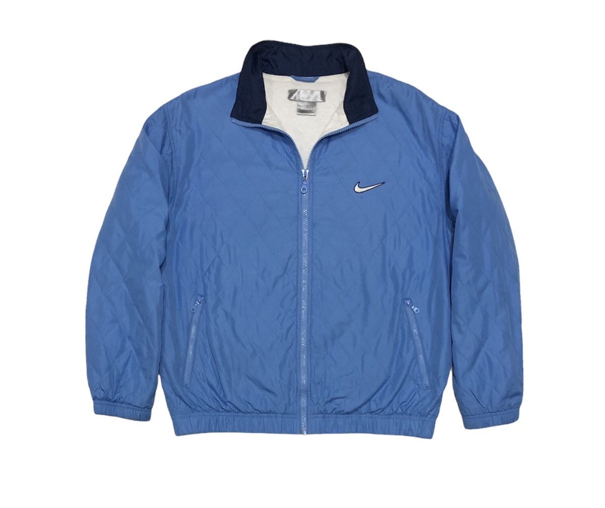 Nike Vintage 90s NIKE Swoosh Quilted Bomber Jacket Size US M / EU 48-50 / 2 - 6 Thumbnail