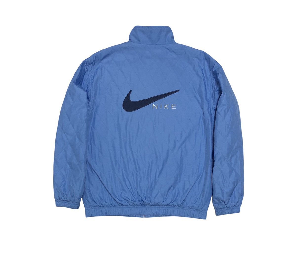 Nike Vintage 90s NIKE Swoosh Quilted Bomber Jacket Size US M / EU 48-50 / 2 - 8 Thumbnail