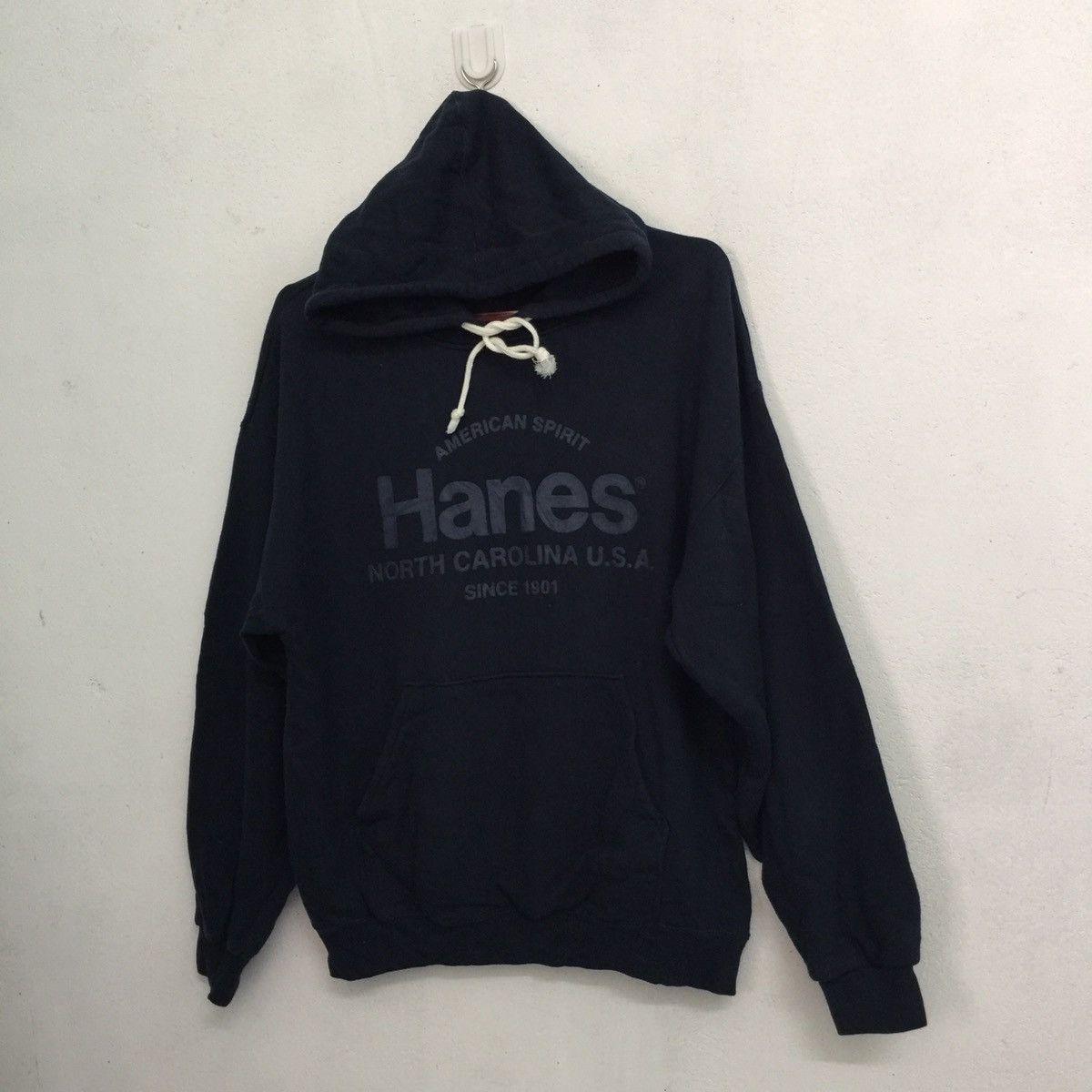 Hanes Hanes American Spirit Sweatshirt Big Logo Made in Japan Size US L / EU 52-54 / 3 - 3 Thumbnail