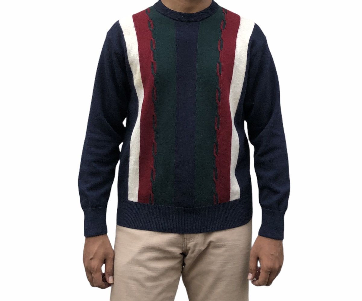 Burberry Vintage 90s Burberrys Knitted Sweatshirt Size US M / EU 48-50 / 2 - 3 Thumbnail