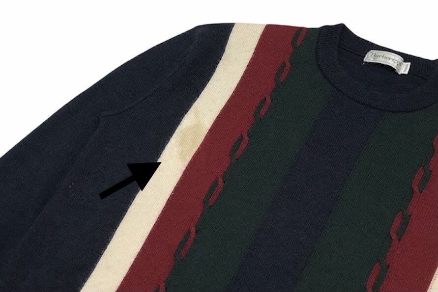 Burberry Vintage 90s Burberrys Knitted Sweatshirt Size US M / EU 48-50 / 2 - 11 Thumbnail