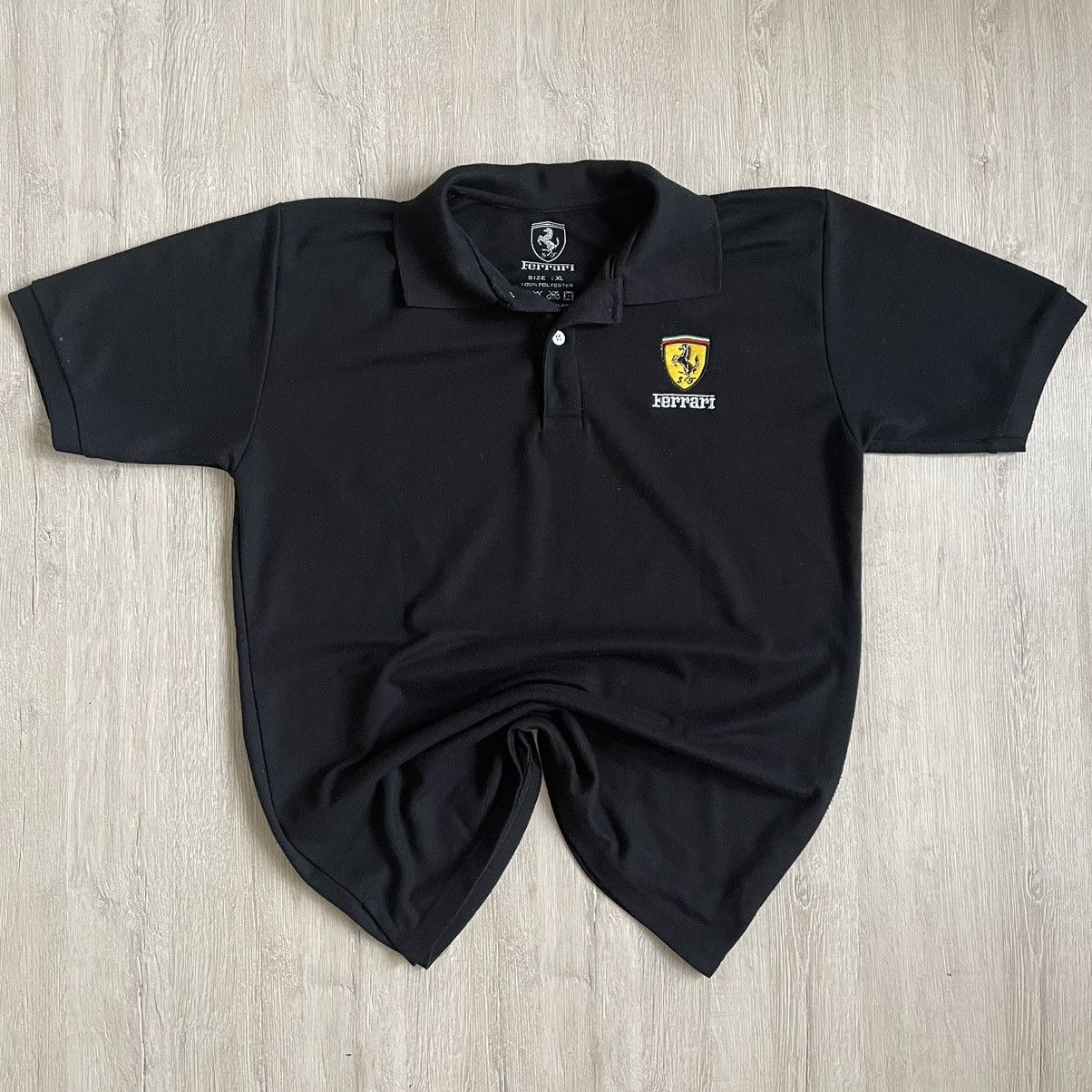 Ferrari × Vintage Ferrari racing big logo polo t shirt Size US L / EU 52-54 / 3 - 2 Thumbnail