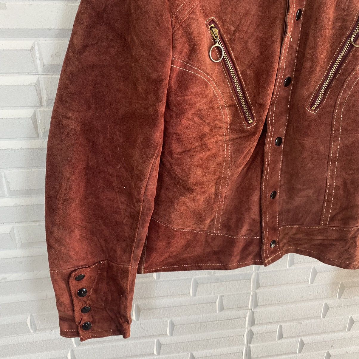 Schott ✨VTG 70s SCHOTT MELTOR COWHIDE JACKET MEN SIZE 38 Size US S / EU 44-46 / 1 - 7 Thumbnail