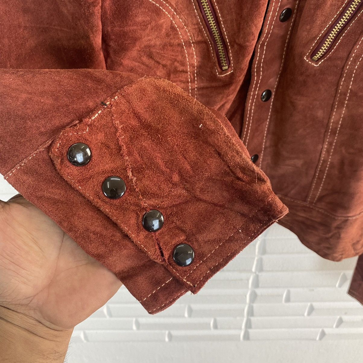 Schott ✨VTG 70s SCHOTT MELTOR COWHIDE JACKET MEN SIZE 38 Size US S / EU 44-46 / 1 - 9 Thumbnail