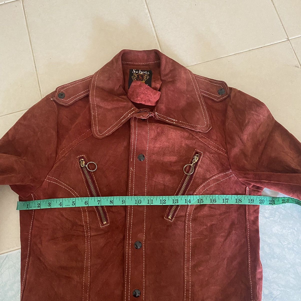 Schott ✨VTG 70s SCHOTT MELTOR COWHIDE JACKET MEN SIZE 38 Size US S / EU 44-46 / 1 - 19 Thumbnail