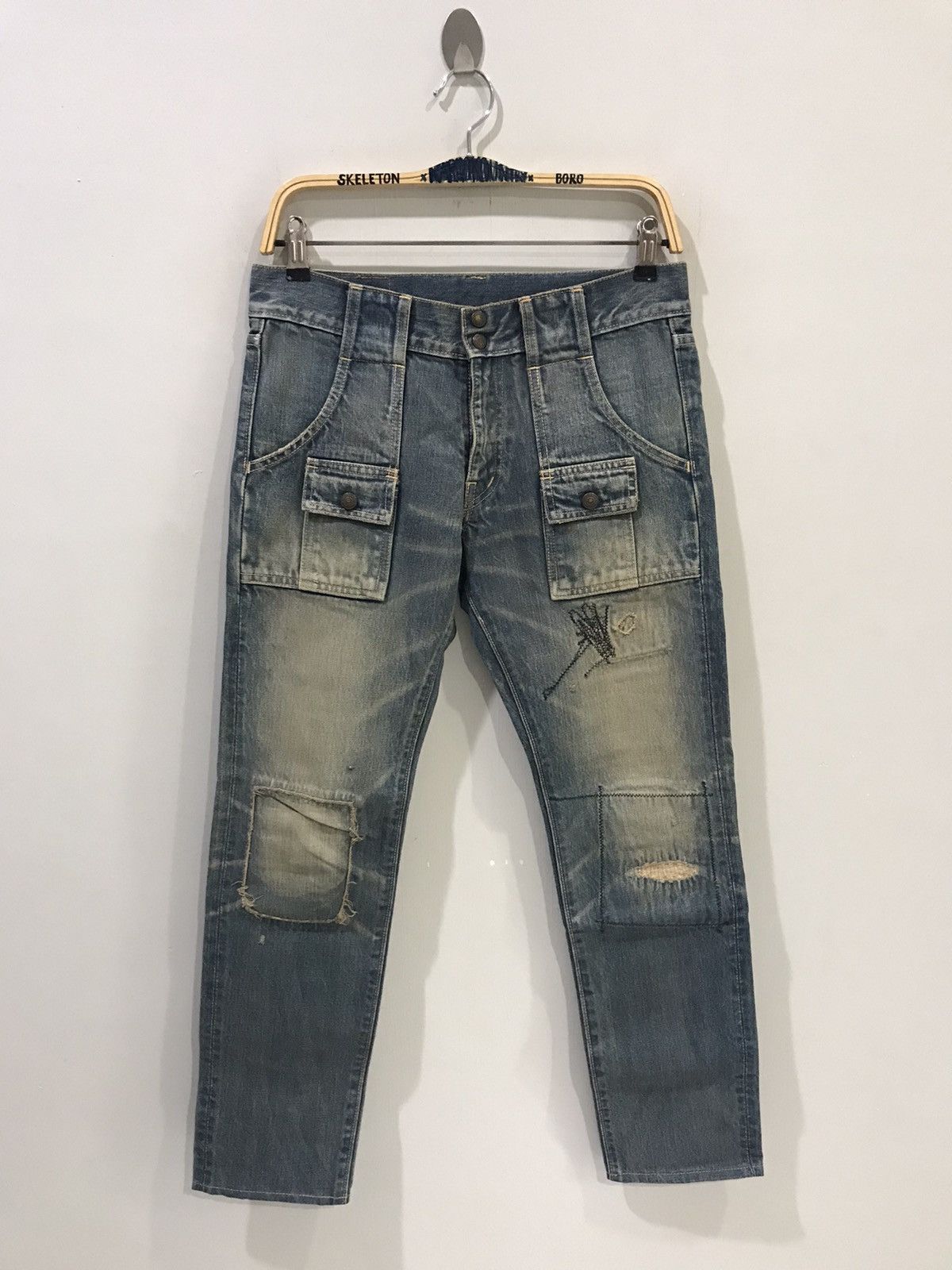 Designer KAPITAL KOUNTRY Japan Kiro Hirata Boro Patchwork Bush Pant Size US 30 / EU 46 - 3 Thumbnail