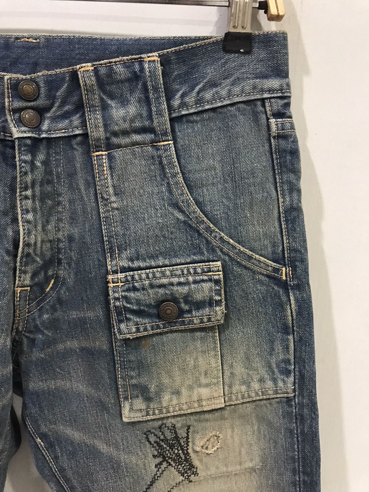 Designer KAPITAL KOUNTRY Japan Kiro Hirata Boro Patchwork Bush Pant Size US 30 / EU 46 - 4 Thumbnail