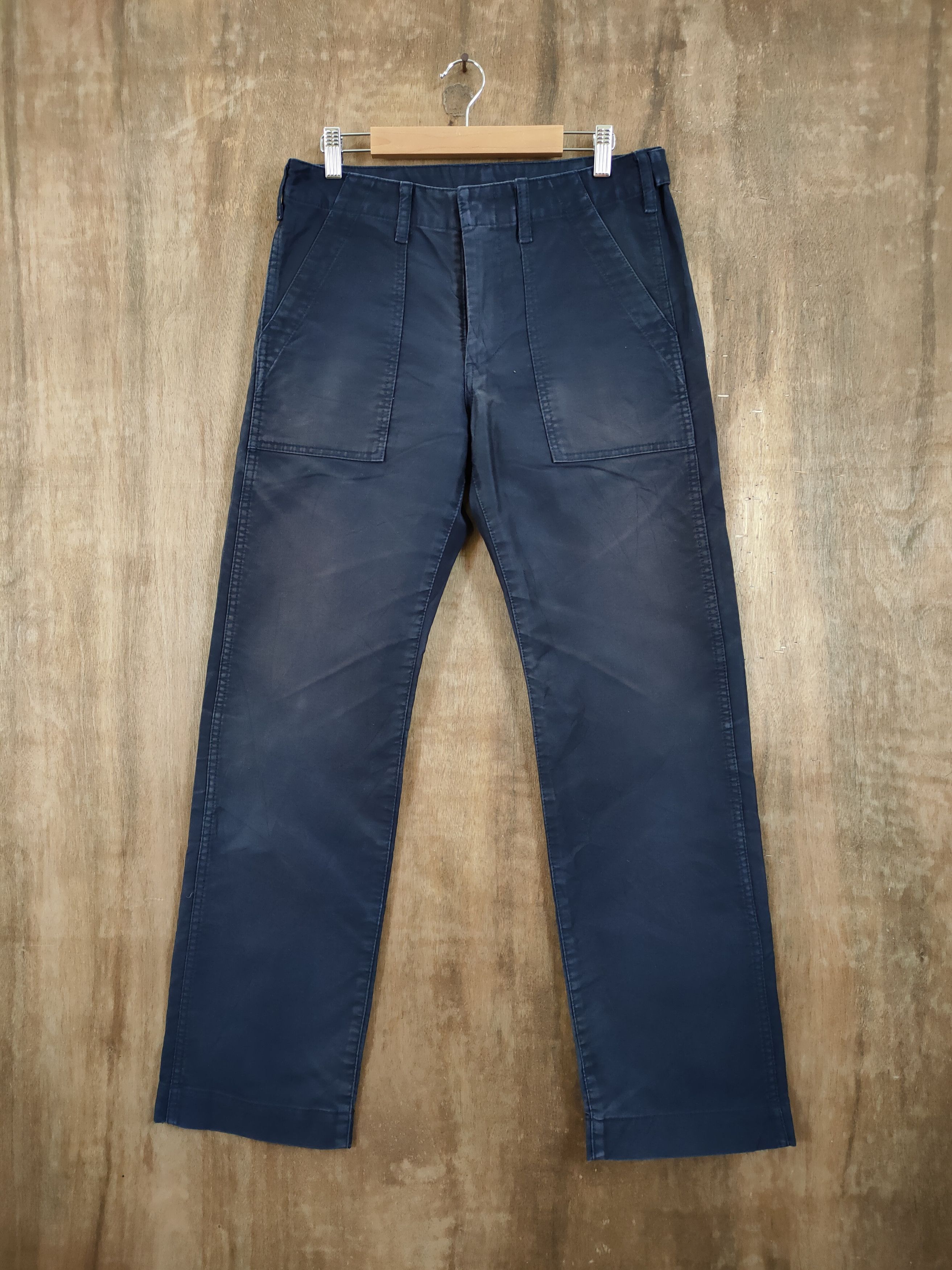 BEAUTY&YOUTH JAPAN MADE! VINTAGE BLACK CHINO BUSH PANTS Size US 30 / EU 46 - 1 Thumbnail