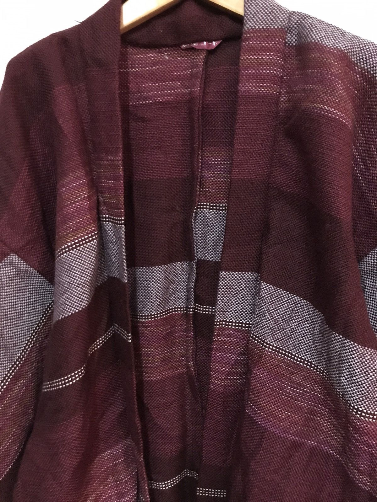 Vintage Vintage 80s Japanese traditional kimono wool nice design Size US M / EU 48-50 / 2 - 3 Thumbnail