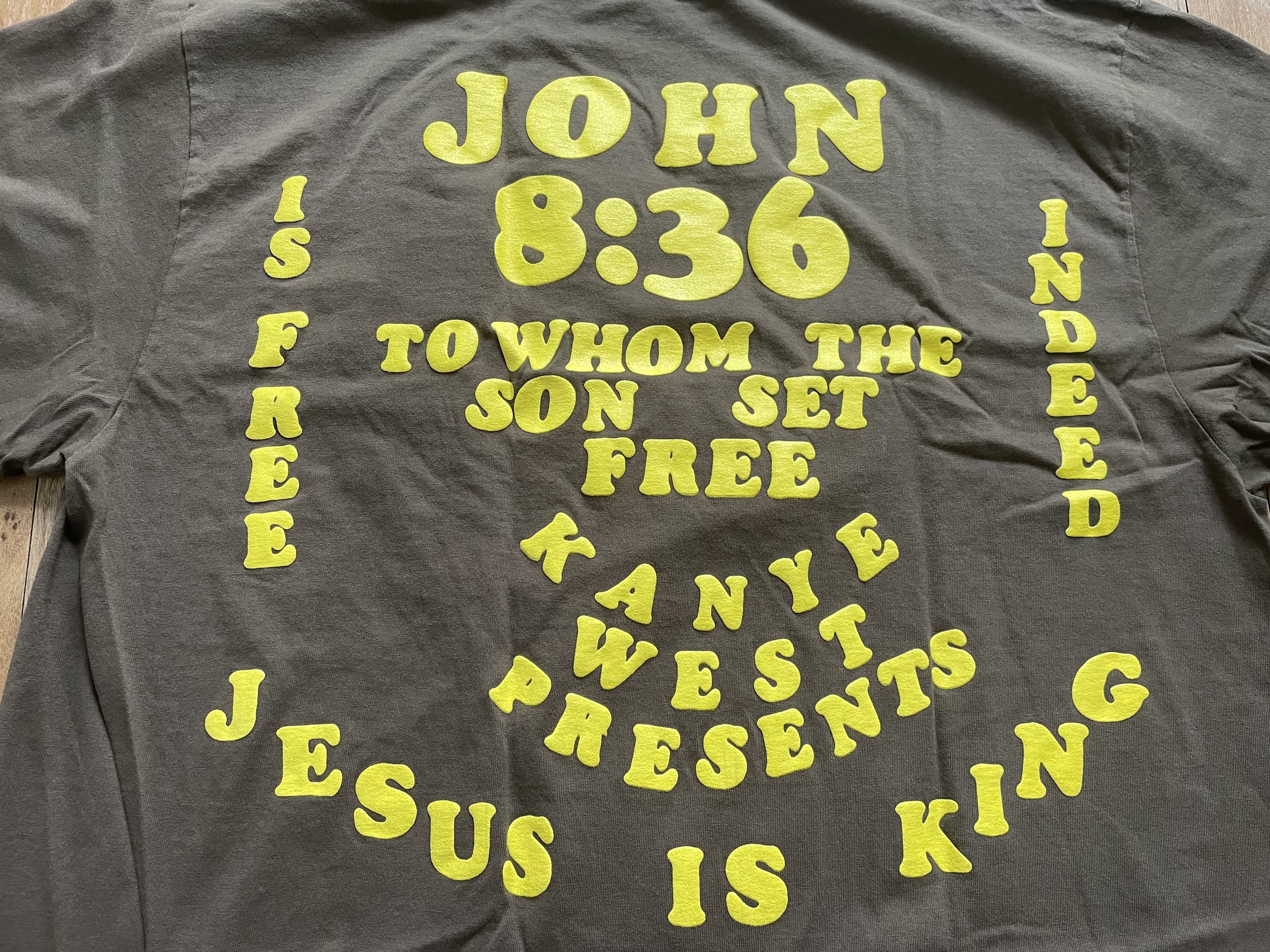 Cactus Plant Flea Market × Kanye West Medium CPFM for JIK II Shirt Grey Tee Donda Jesus is King Size US M / EU 48-50 / 2 - 9 Thumbnail