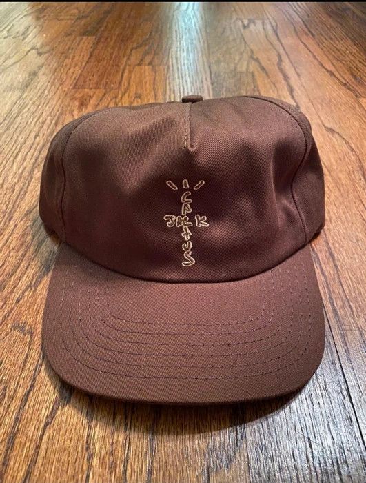 Authentic Cactus Jack x Nike Air Jordan Travis Scott HITR Highest Cap Brown  Hat 