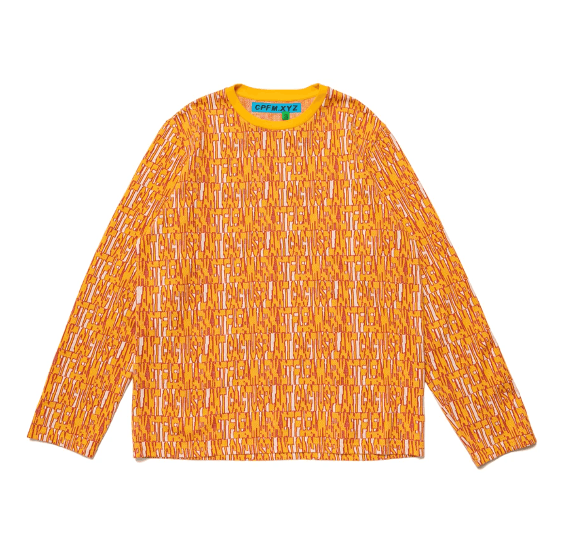 Cactus Plant Flea Market × Human Made Medium CPFM Anxiety Jacquard Longsleeve Knit Crewneck Tee Size US M / EU 48-50 / 2 - 3 Thumbnail