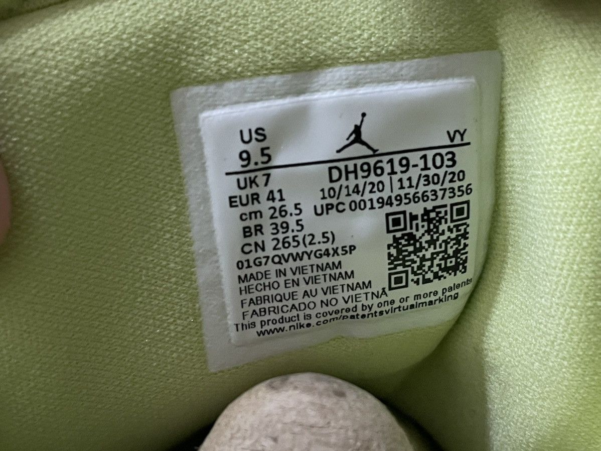 Jordan Brand US M 8 / W 9.5 Limelight Jordan 1 Low SE Pine Green White Size US 9.5 / IT 39.5 - 9 Thumbnail