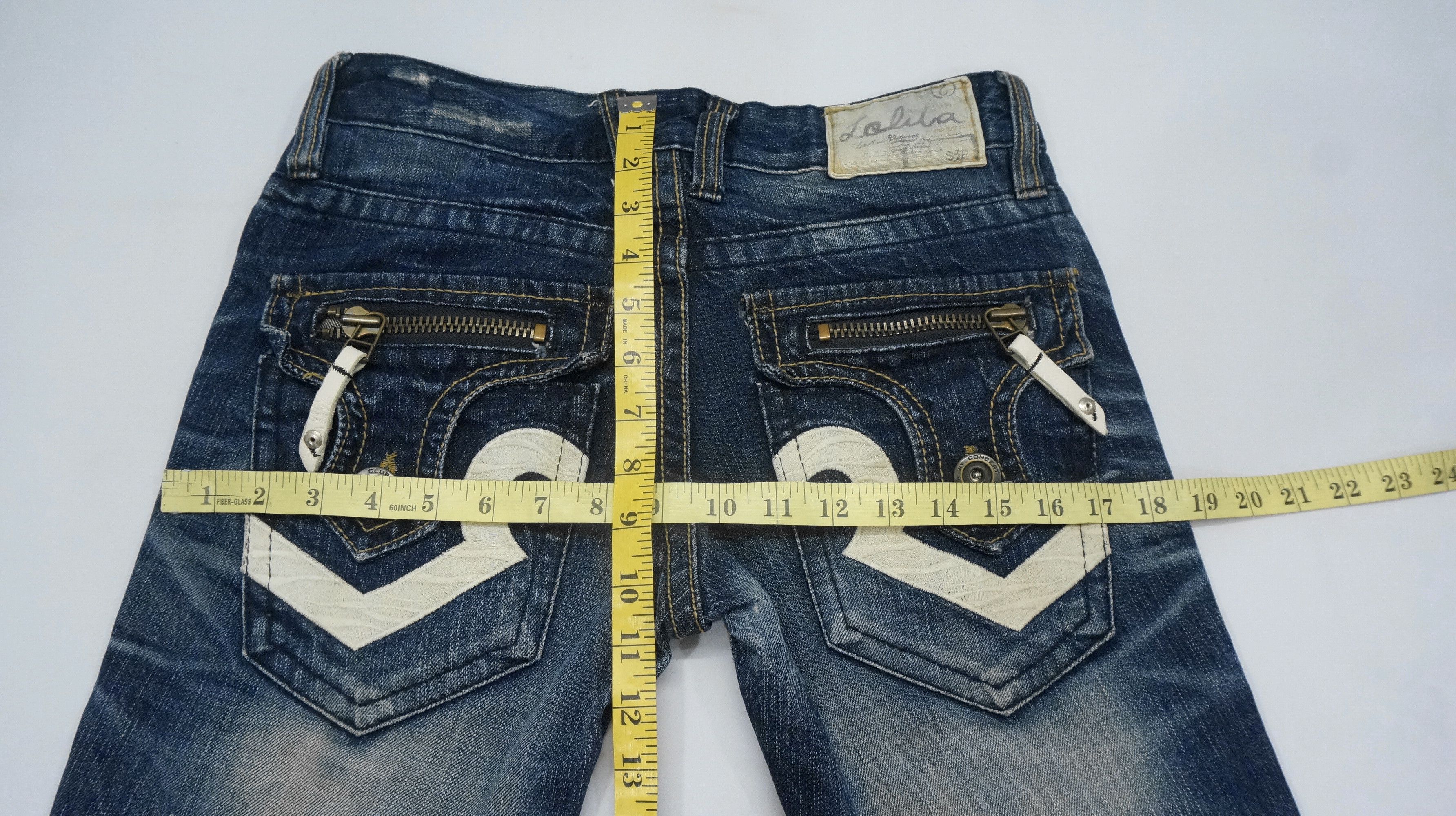 Japanese Brand Dope 🔥 LOLITA Vintage Flared Lowrise Jeans Size US 29 - 19 Thumbnail
