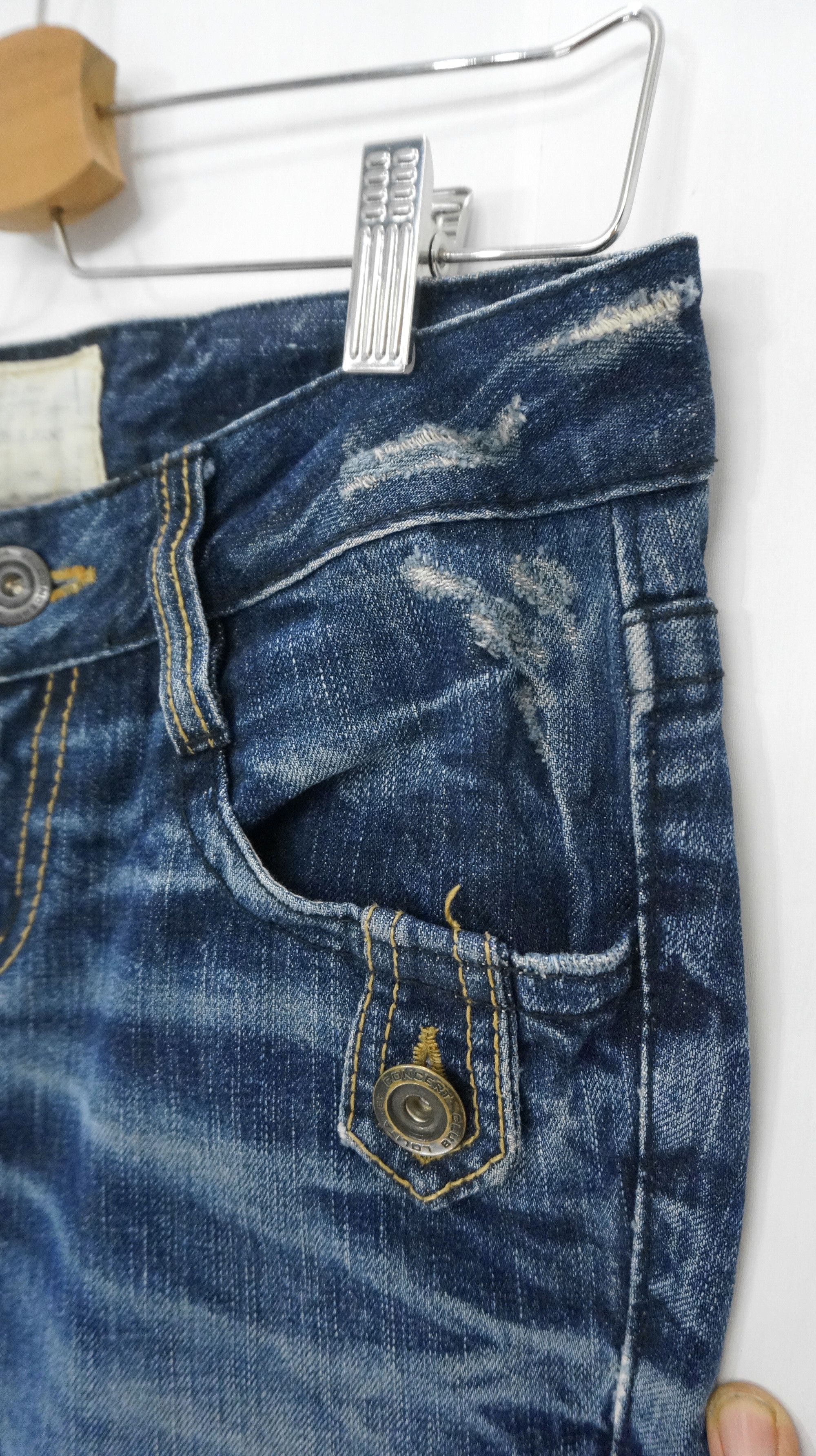 Japanese Brand Dope 🔥 LOLITA Vintage Flared Lowrise Jeans Size US 29 - 9 Thumbnail