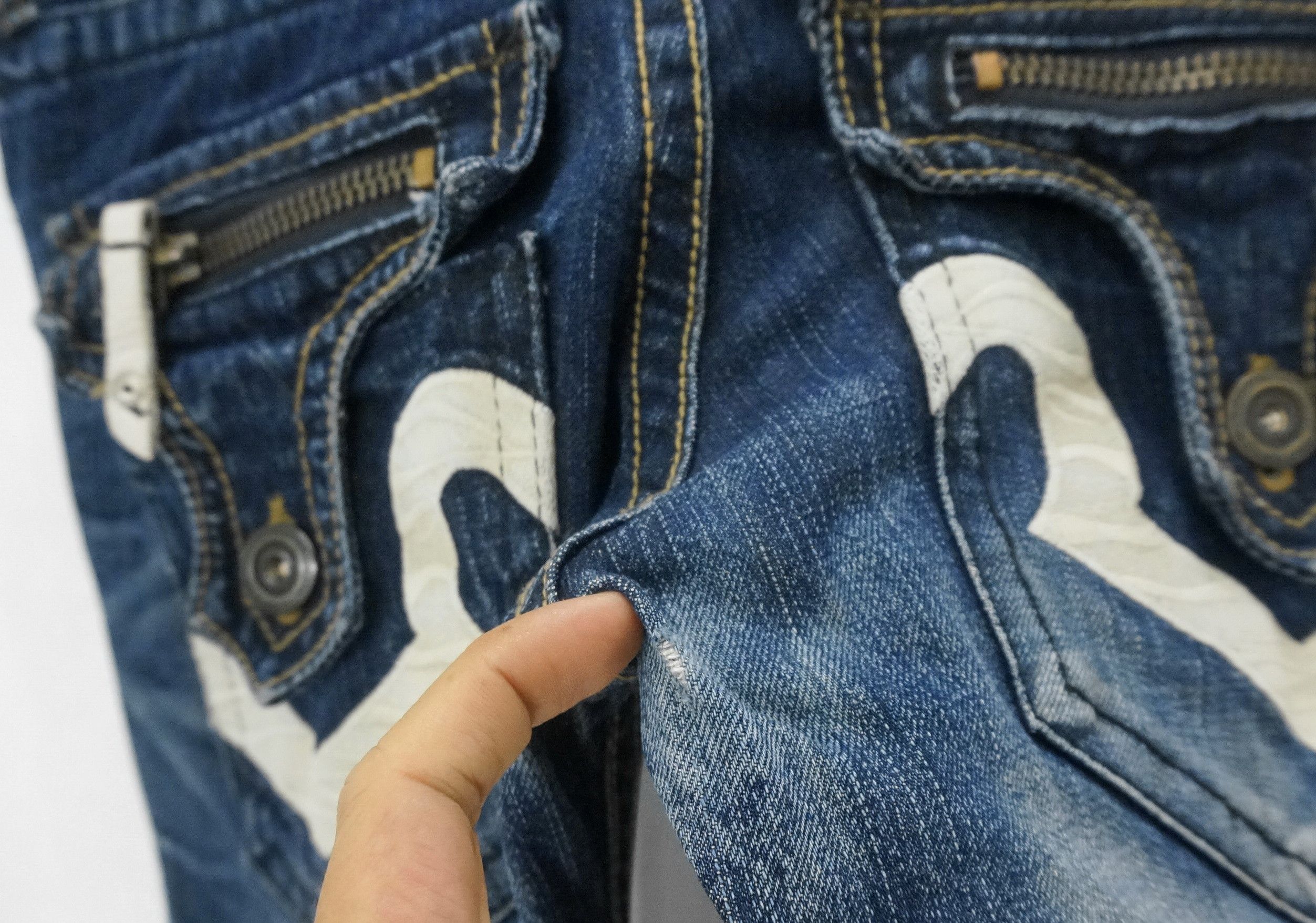 Japanese Brand Dope 🔥 LOLITA Vintage Flared Lowrise Jeans Size US 29 - 10 Thumbnail
