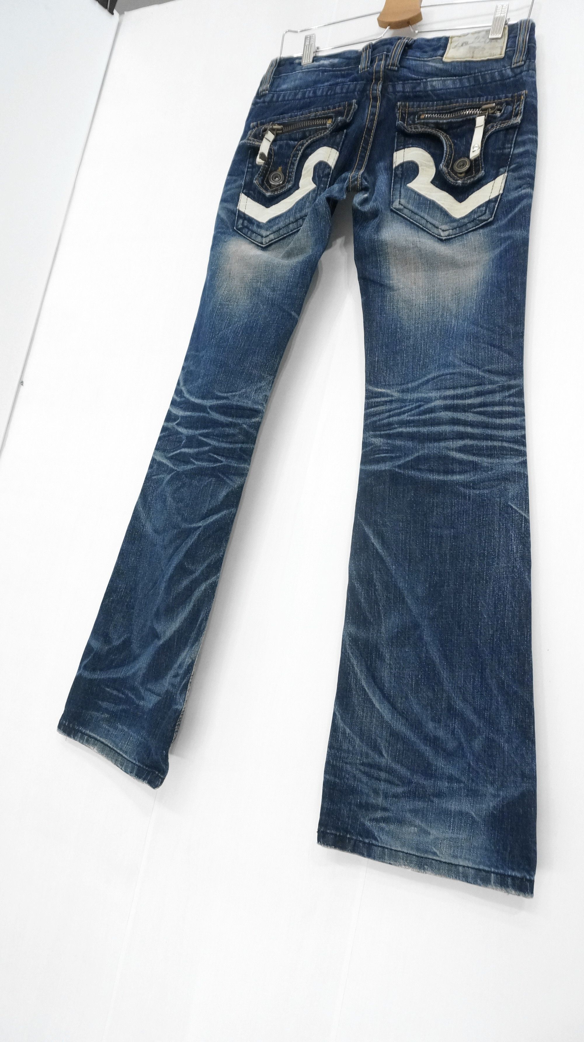 Japanese Brand Dope 🔥 LOLITA Vintage Flared Lowrise Jeans Size US 29 - 8 Thumbnail