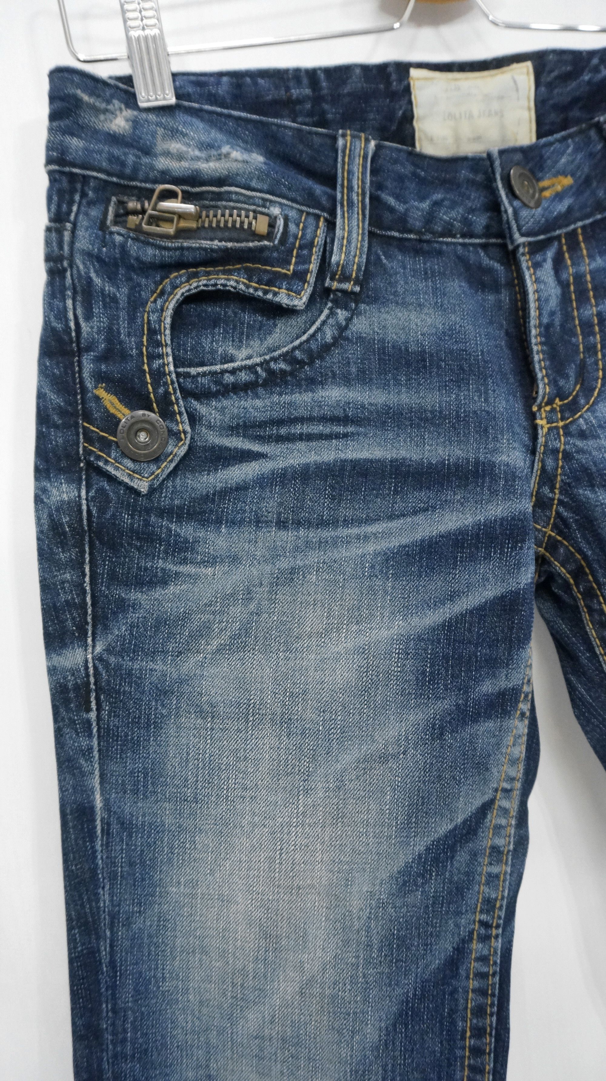 Japanese Brand Dope 🔥 LOLITA Vintage Flared Lowrise Jeans Size US 29 - 4 Thumbnail