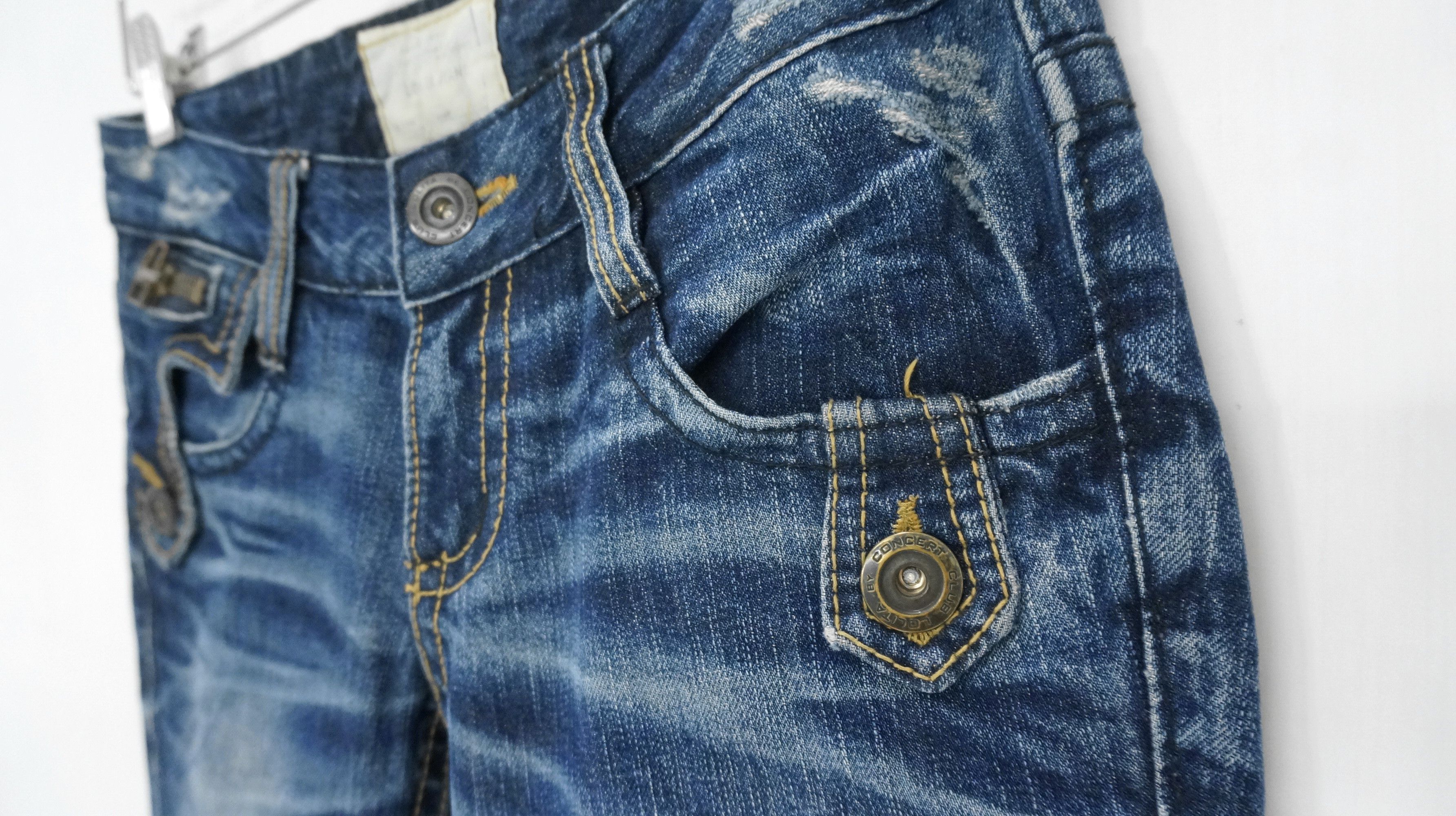 Japanese Brand Dope 🔥 LOLITA Vintage Flared Lowrise Jeans Size US 29 - 7 Thumbnail