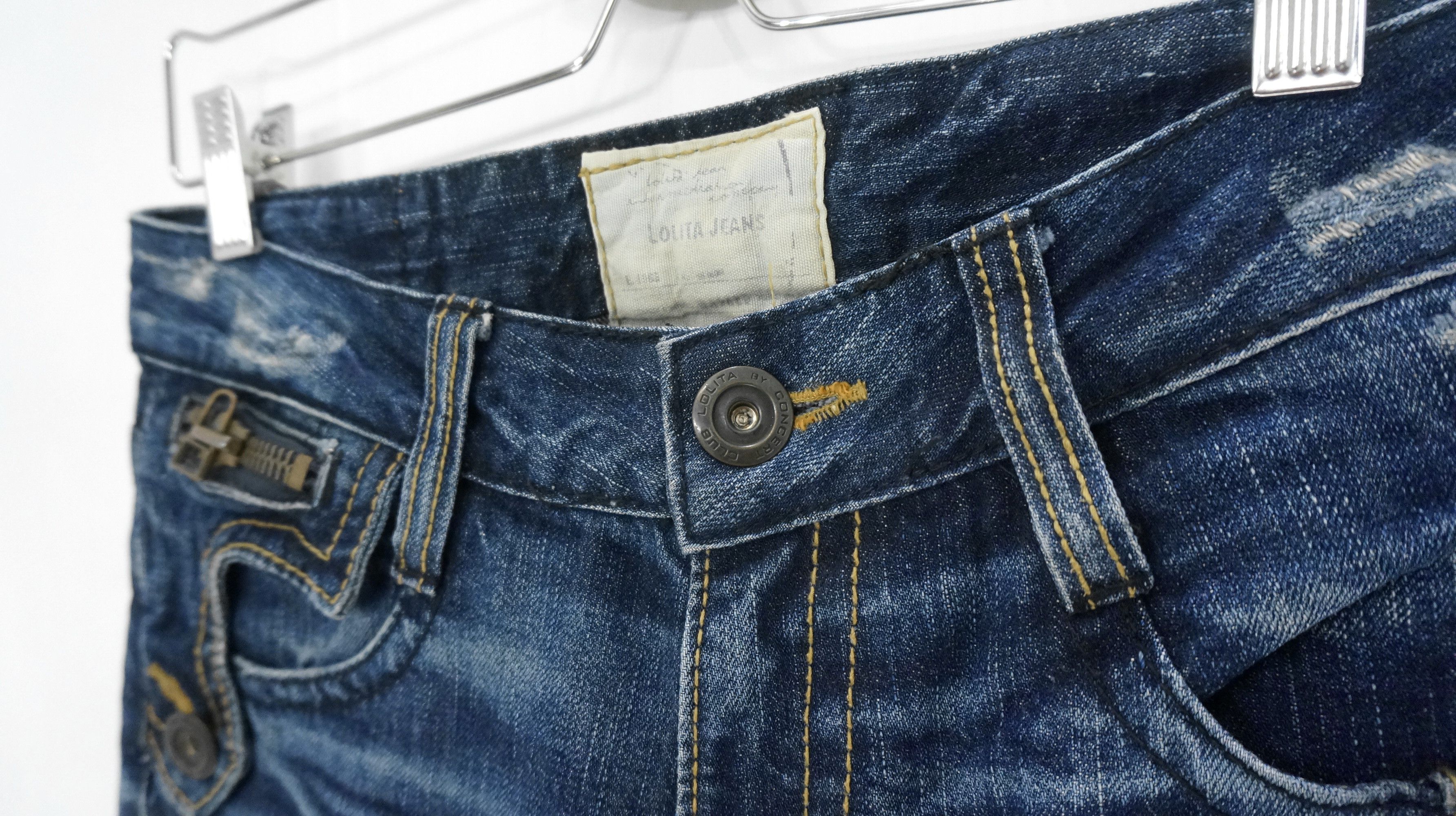 Japanese Brand Dope 🔥 LOLITA Vintage Flared Lowrise Jeans Size US 29 - 6 Thumbnail