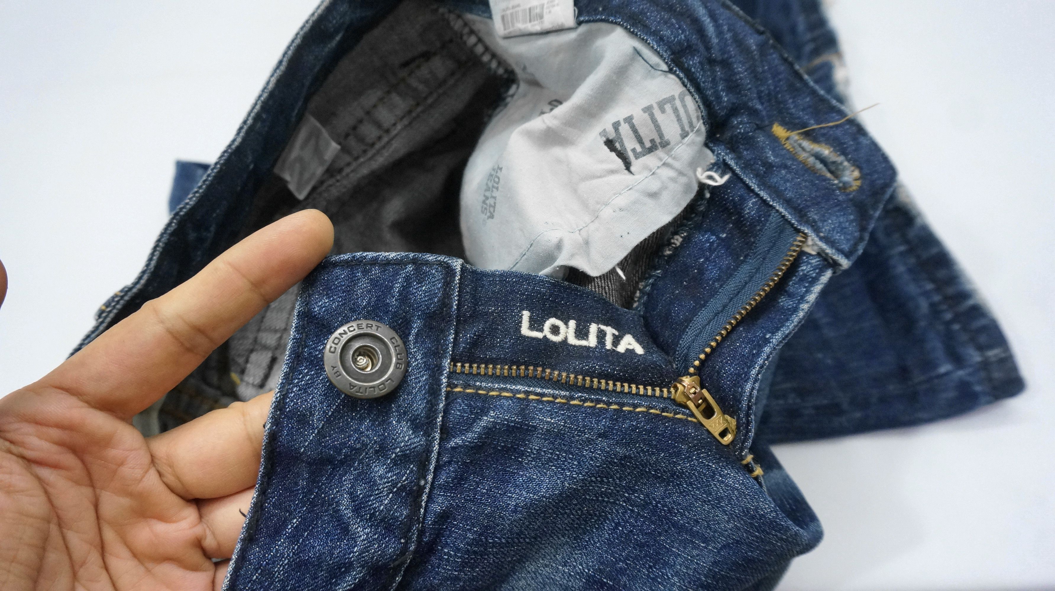 Japanese Brand Dope 🔥 LOLITA Vintage Flared Lowrise Jeans Size US 29 - 21 Thumbnail