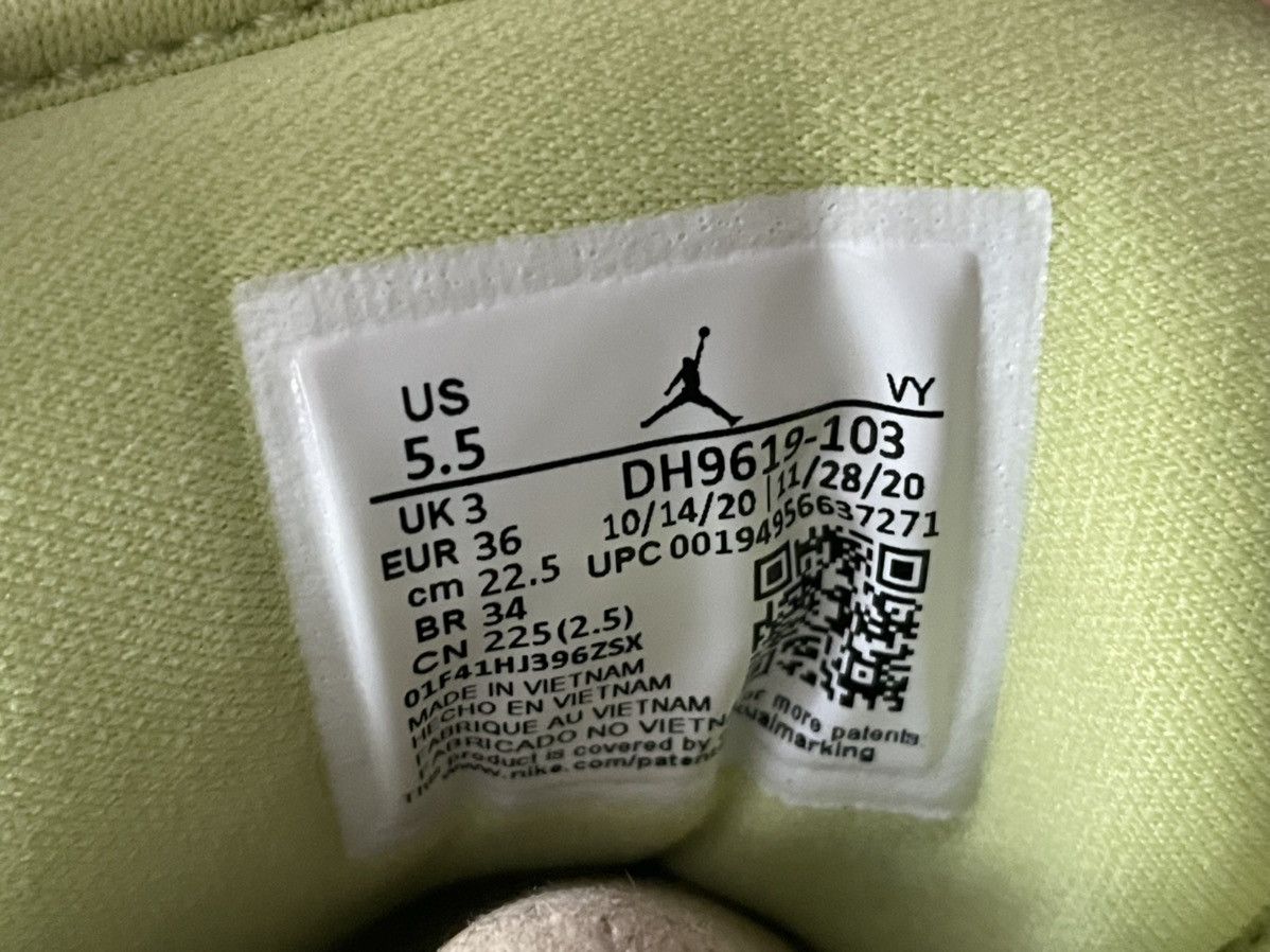 Jordan Brand US W 5.5 / M 4 Limelight Jordan 1 Low SE Pine Green White Size US 5.5 / IT 35.5 - 14 Thumbnail