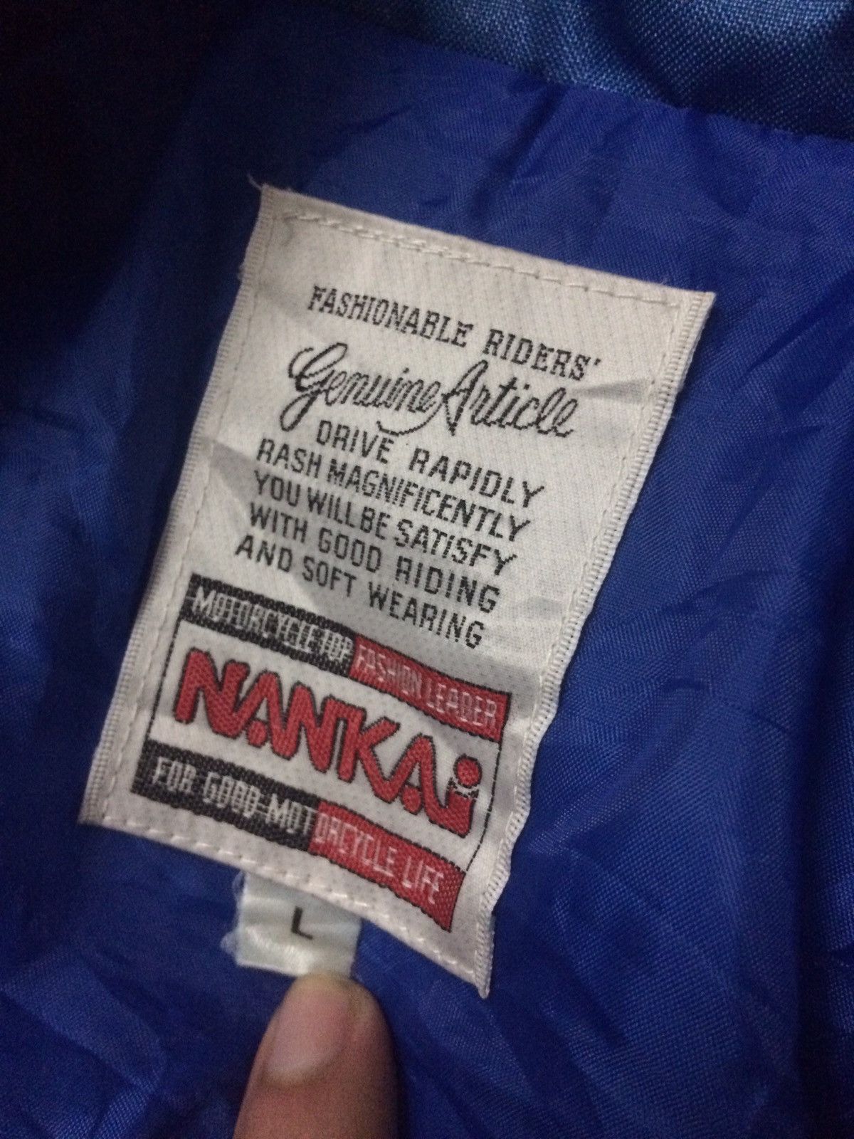 Japanese Brand × Sports Specialties Motorcycle Bomber Jacket NANKAI Pro Racing Design Size US L / EU 52-54 / 3 - 10 Thumbnail