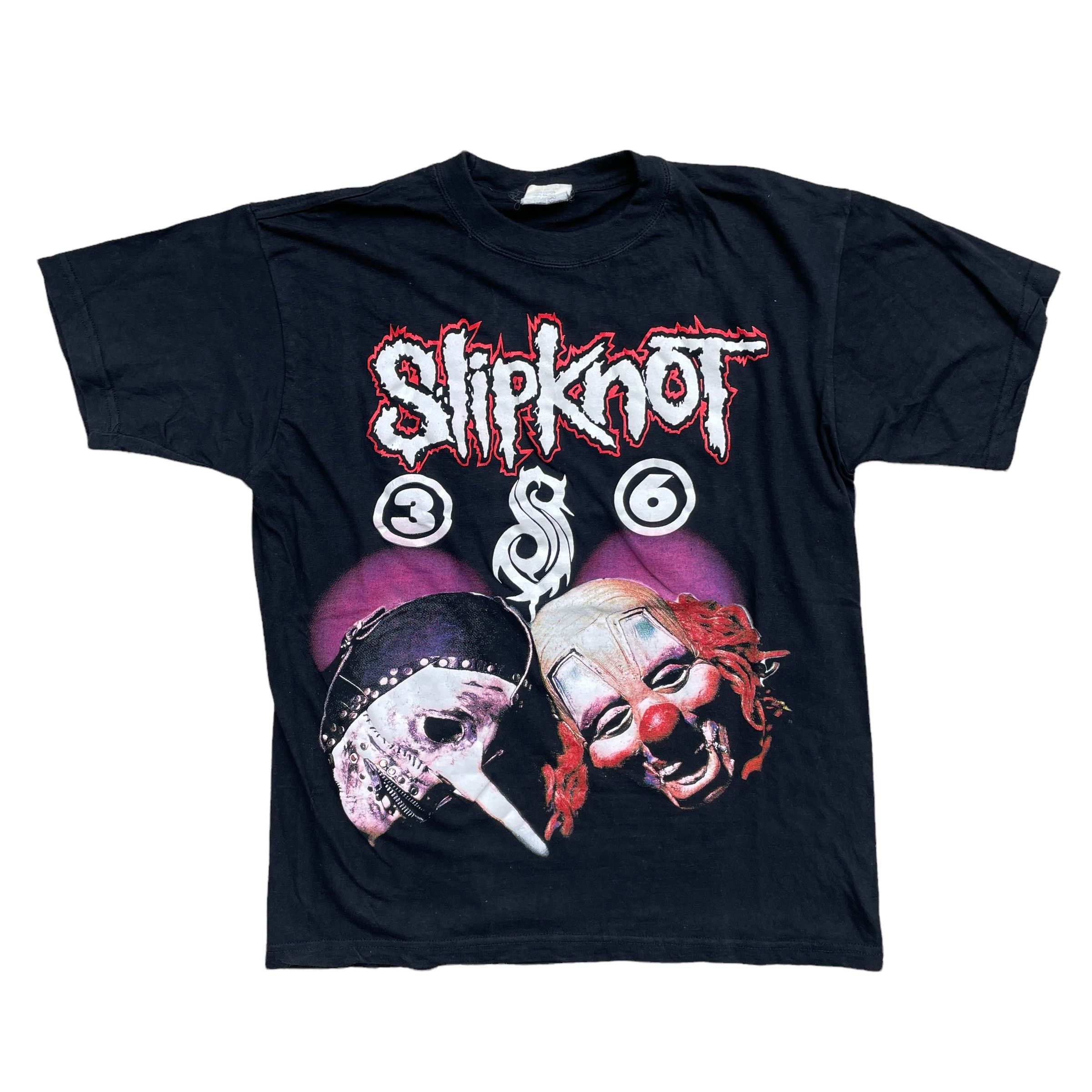 image of Vintage Very Slipknot Bootleg T-Shirt in Black, Men's (Size XL)