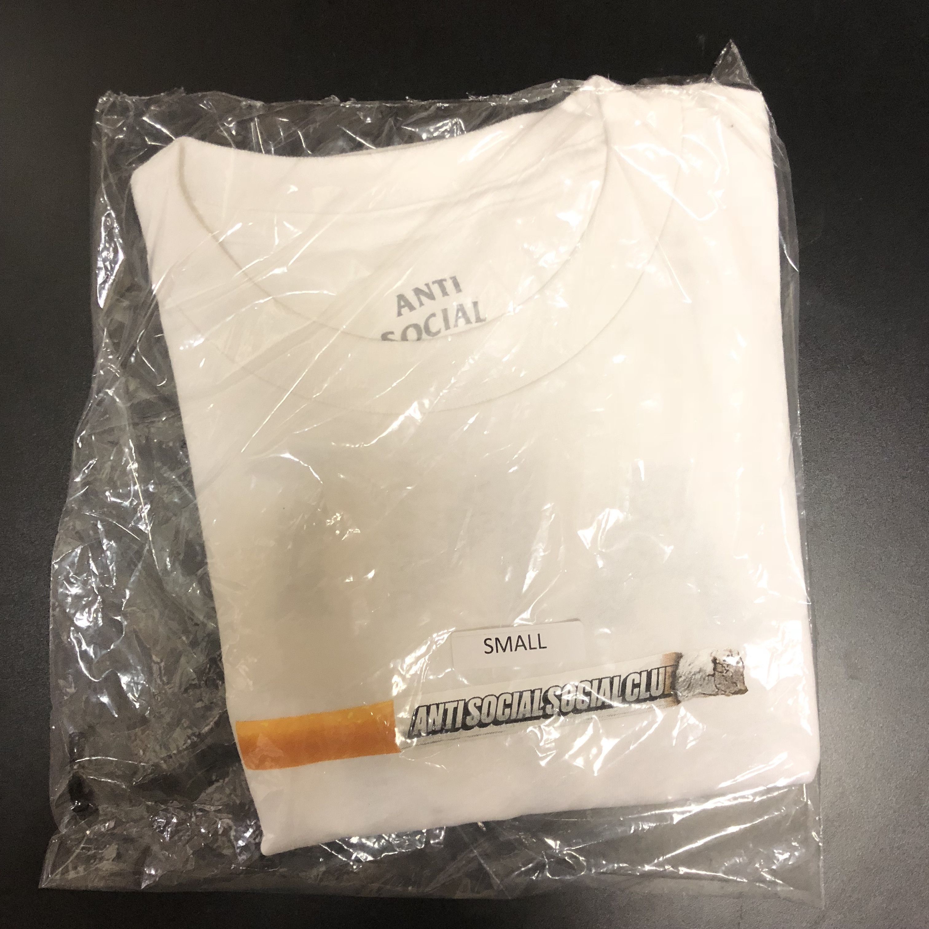 Anti Social Social Club DS ASSC Black Logo Cigz White Tee Supreme BApe kith kaws Size US S / EU 44-46 / 1 - 2 Thumbnail