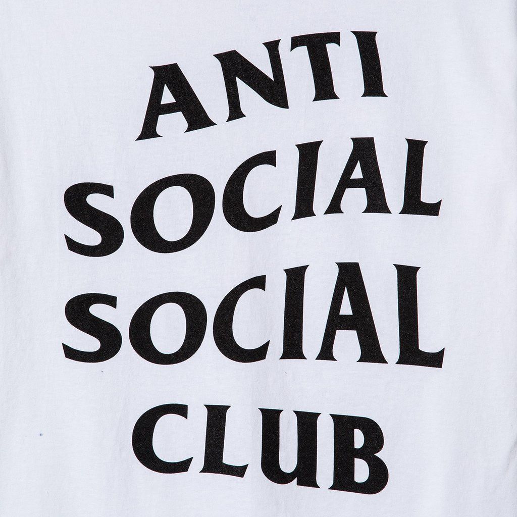 Anti Social Social Club DS ASSC Black Logo Cigz White Tee Supreme BApe kith kaws Size US S / EU 44-46 / 1 - 3 Thumbnail