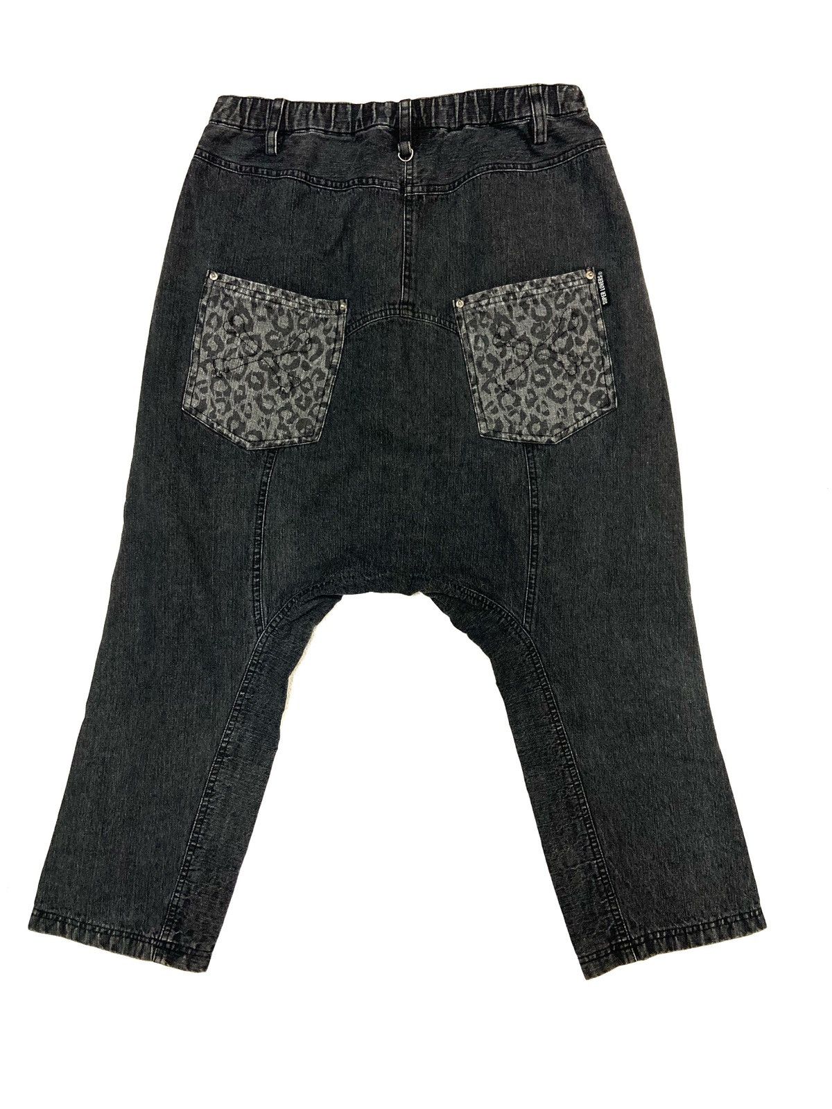 Japanese Brand Japanese Super Lover Distressed Cropped Denim Pants Size US 30 / EU 46 - 2 Thumbnail
