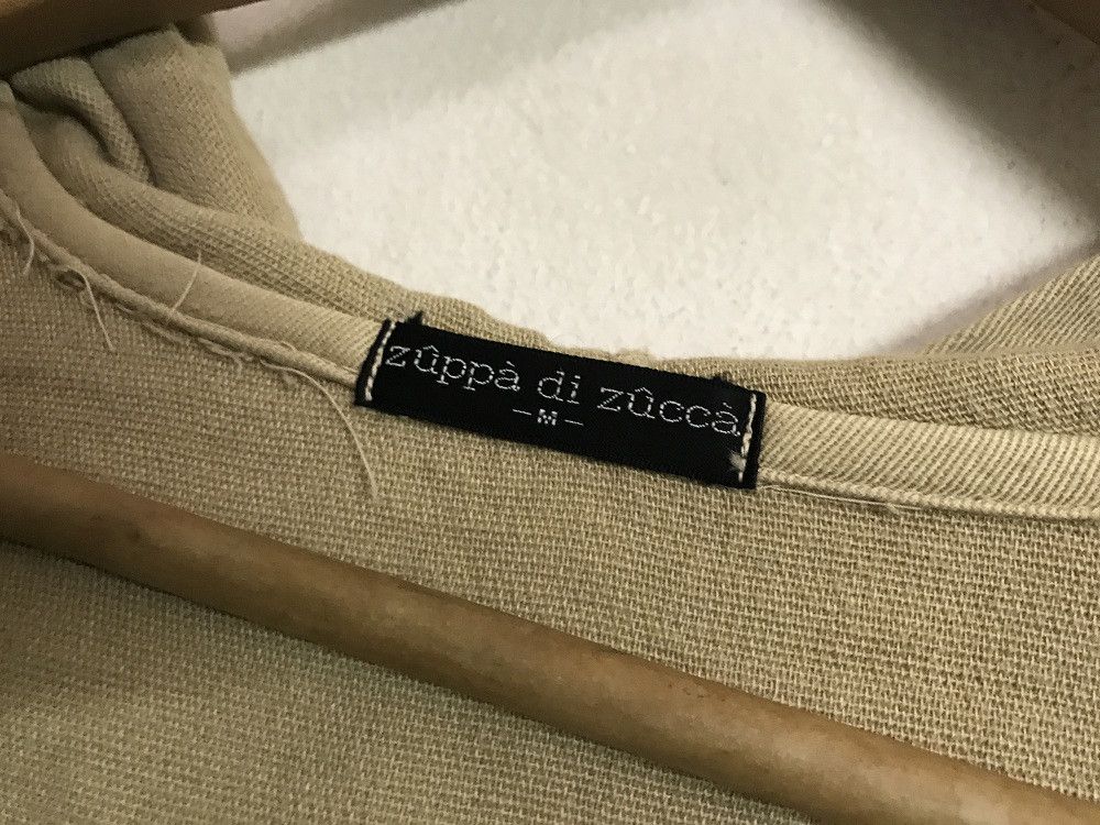 CABANE de ZUCCa Vintage Japanese Brand Zuppa di Zucca Spellout Zipper Hooded Size US M / EU 48-50 / 2 - 9 Thumbnail