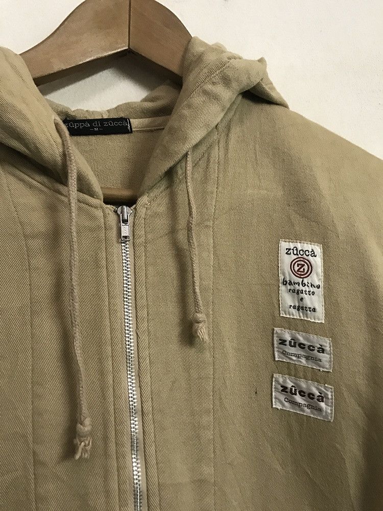 CABANE de ZUCCa Vintage Japanese Brand Zuppa di Zucca Spellout Zipper Hooded Size US M / EU 48-50 / 2 - 6 Thumbnail