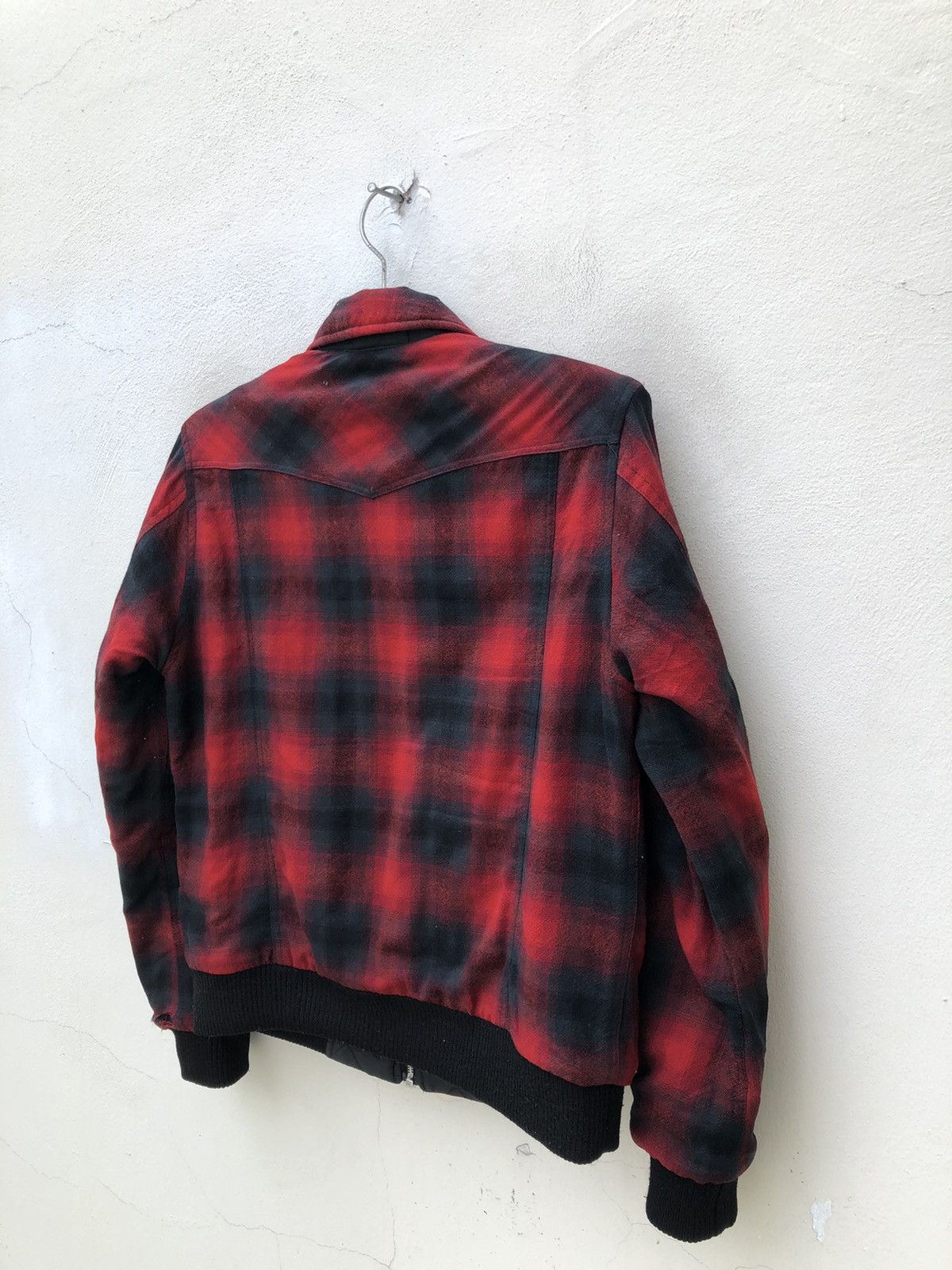 CABANE de ZUCCa CABANE de Zucca Plaid Six Pocket Tactical Bomber Jacket Size US M / EU 48-50 / 2 - 16 Thumbnail