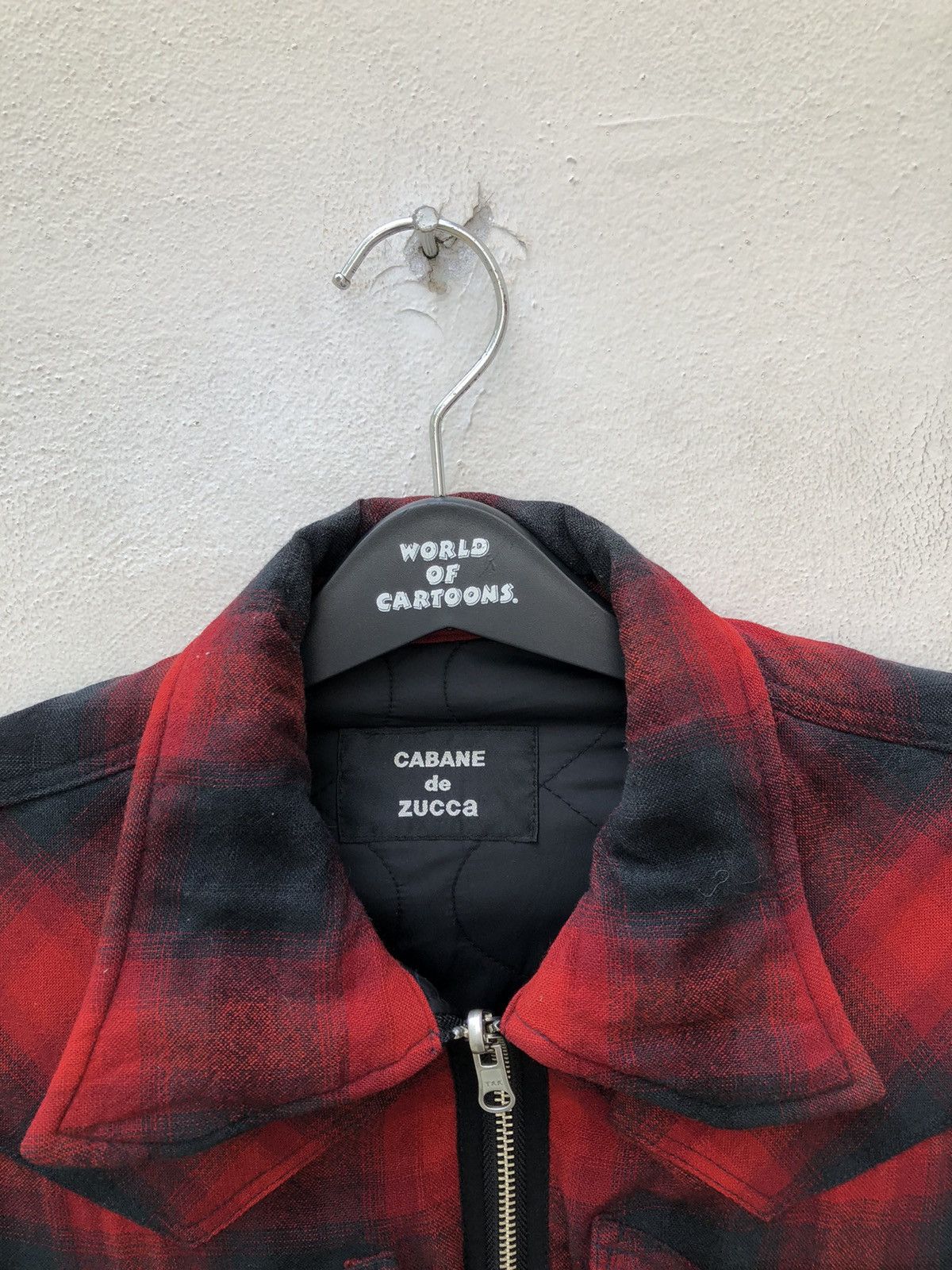 CABANE de ZUCCa CABANE de Zucca Plaid Six Pocket Tactical Bomber Jacket Size US M / EU 48-50 / 2 - 12 Thumbnail