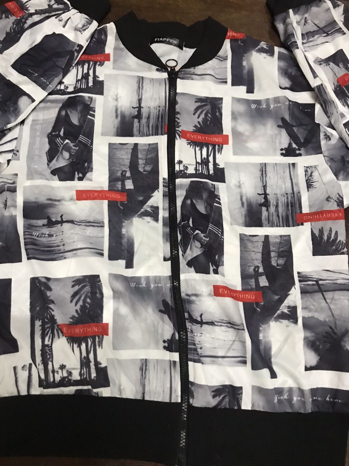 Japanese Brand fullprint printed zipper jacket by fiapper Size US M / EU 48-50 / 2 - 6 Thumbnail