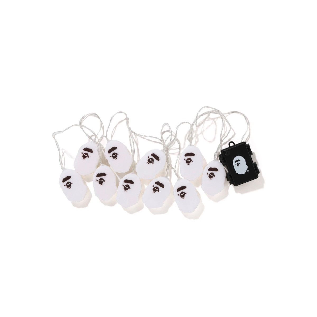 image of Bape Ape Head Led Garland Light Yellow, Men's