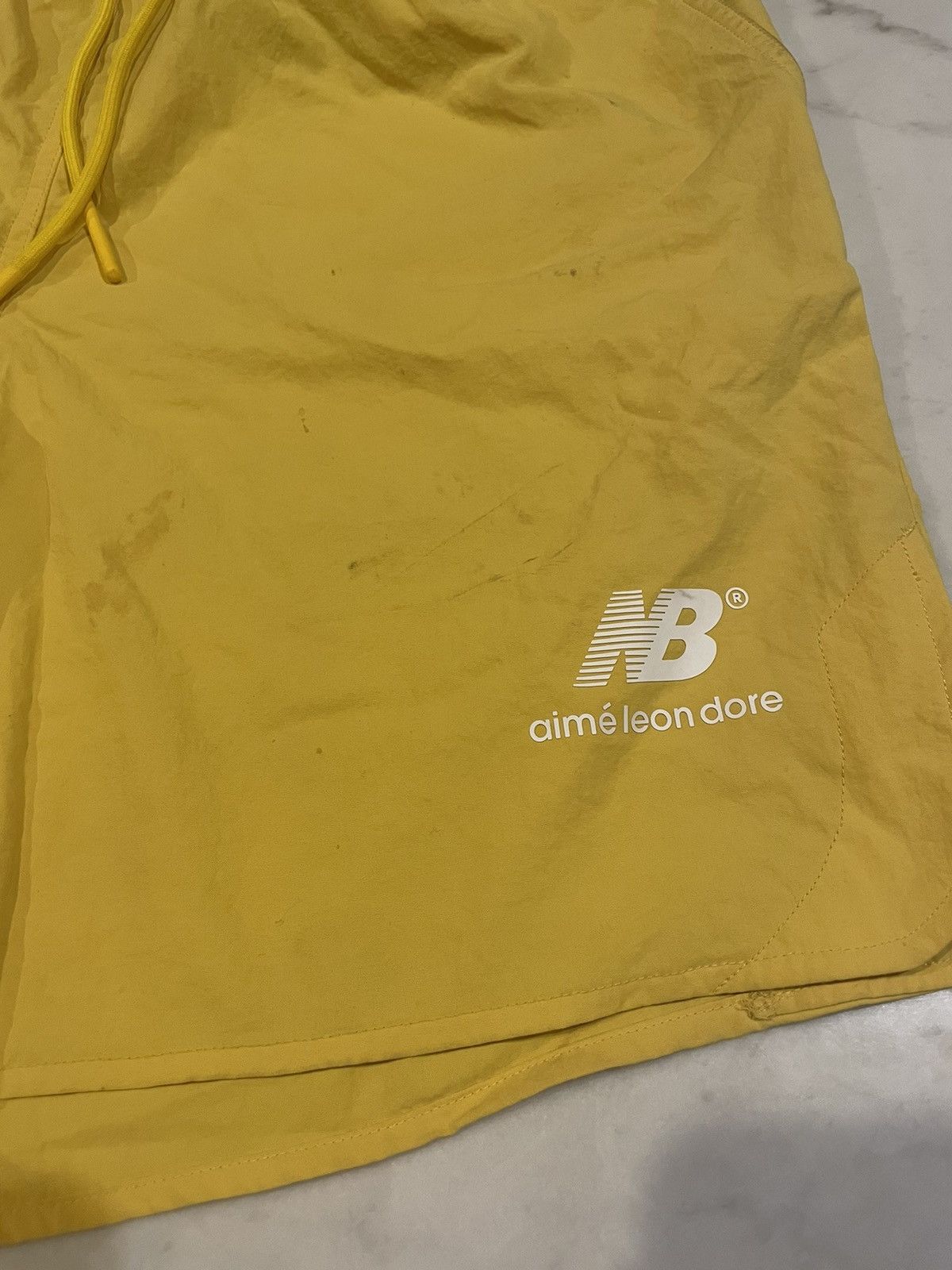 Aime Leon Dore × New Balance 2019 Aime Leon Dore x New Balance Yellow Shorts Size US 31 - 3 Thumbnail