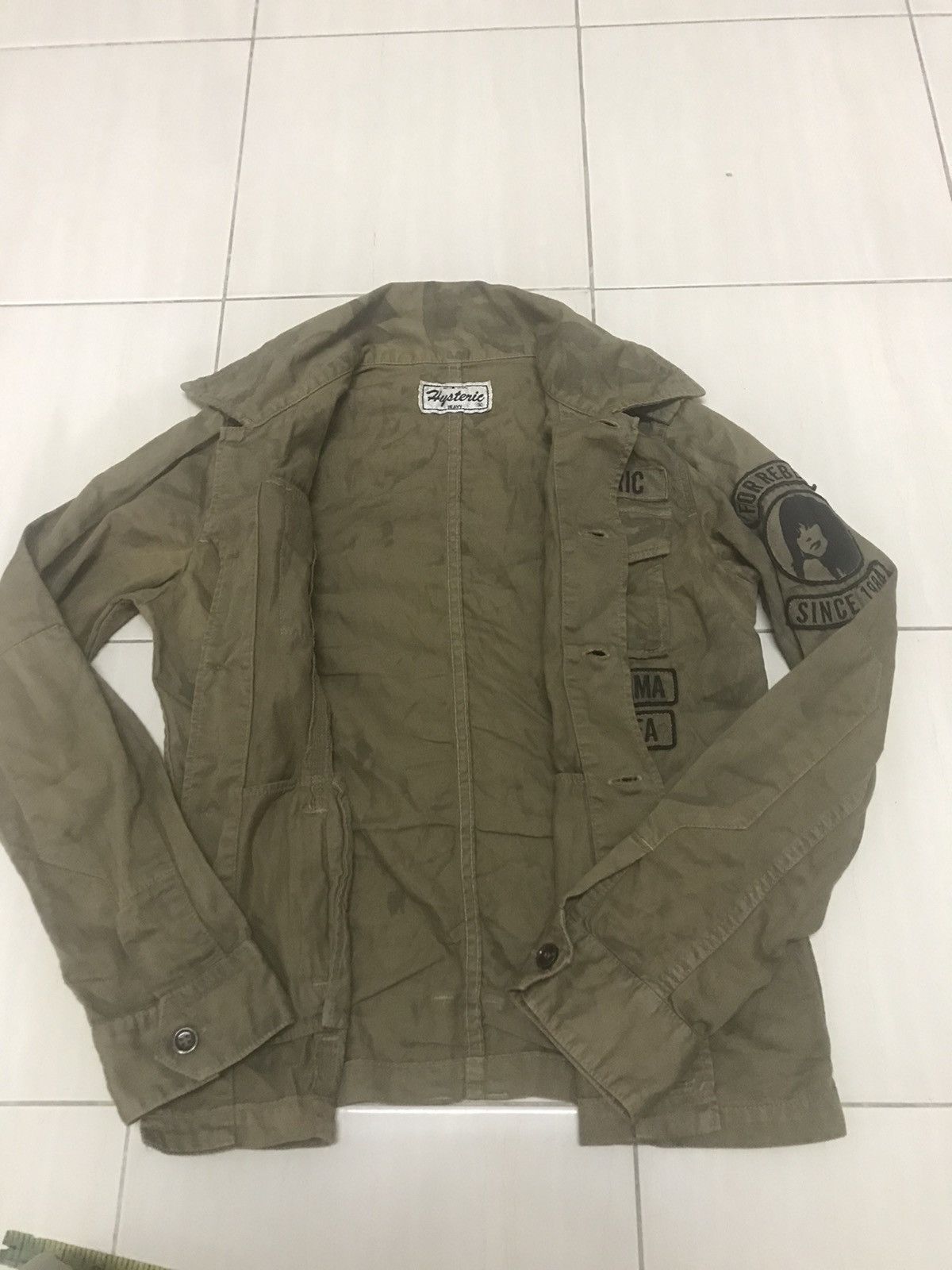 Designer × Hysteric Glamour × Japanese Brand Distressed Hysteric Glamour Leather jacket Size US S / EU 44-46 / 1 - 13 Thumbnail