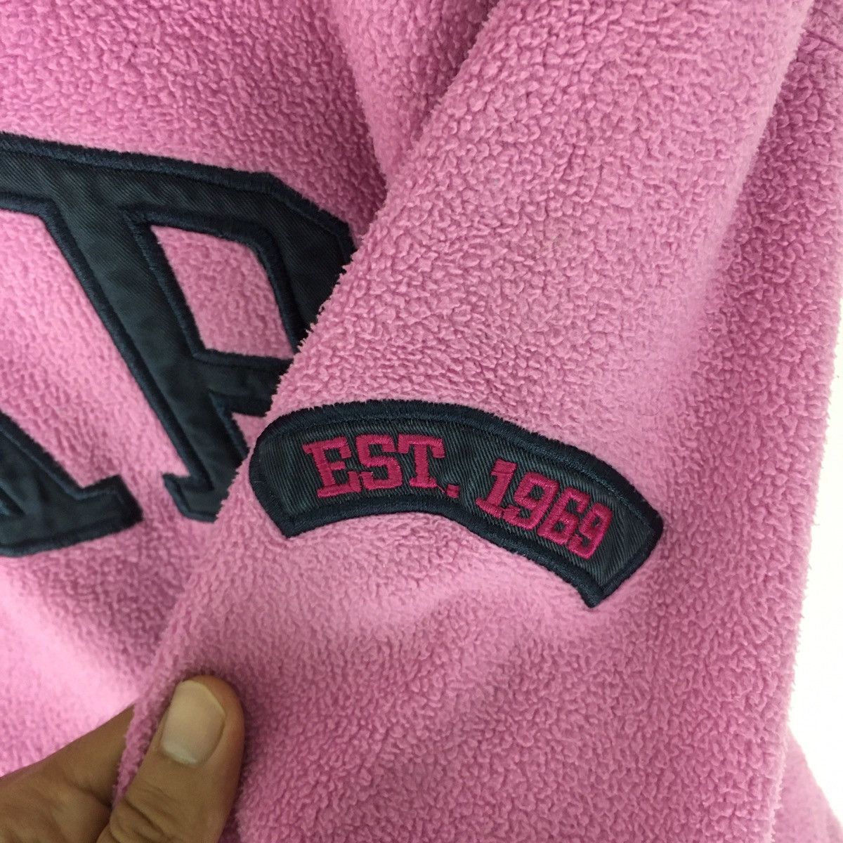 Gap Rare design GAP Fleece hoodie big logo Spellout Embroidery Size US XXL / EU 58 / 5 - 8 Thumbnail