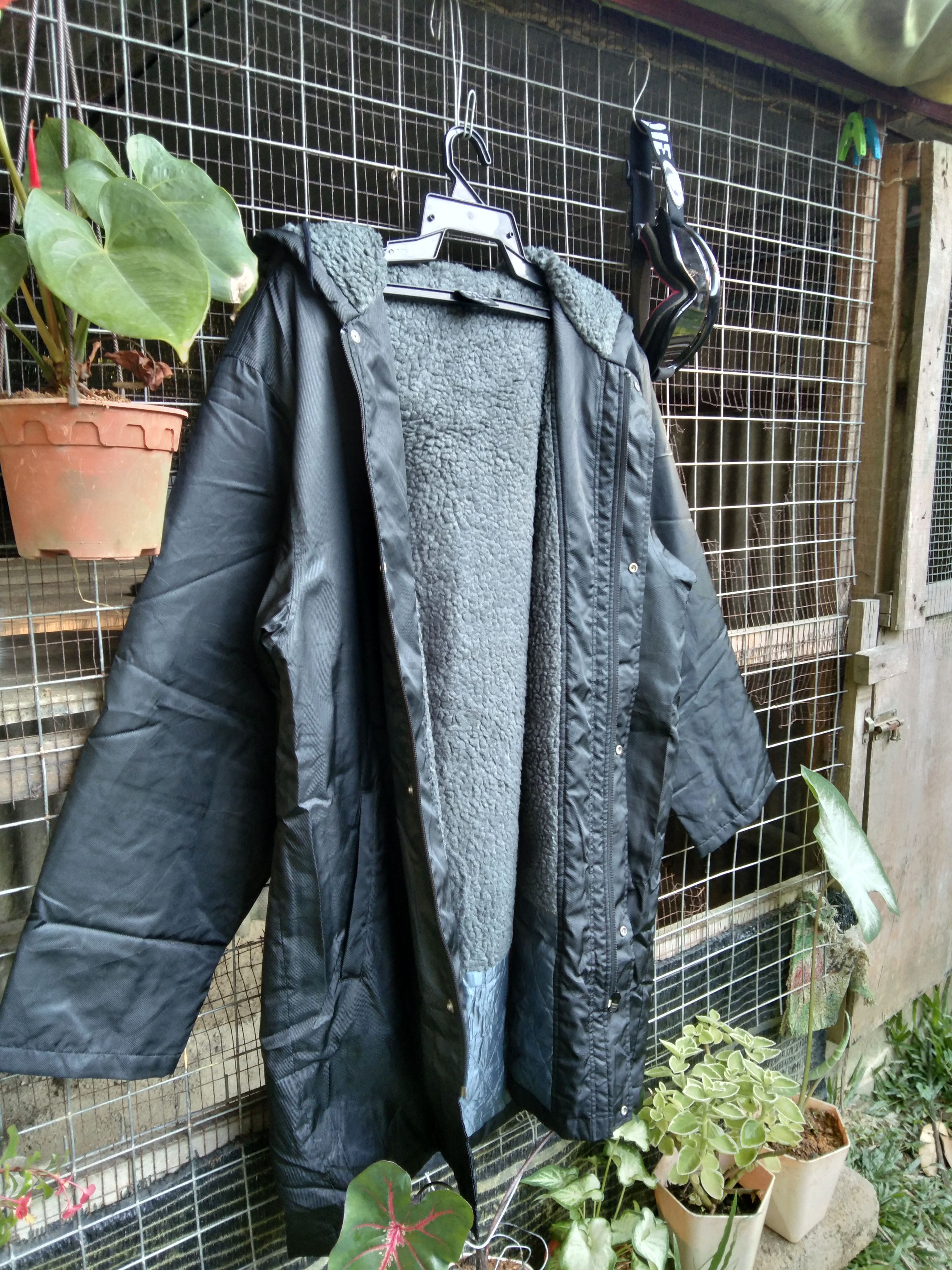 Adidas × Sports Specialties ADIDAS HOODIE SHERPA PARKA LONG JACKET ( VINTAGE ) Size US L / EU 52-54 / 3 - 8 Thumbnail