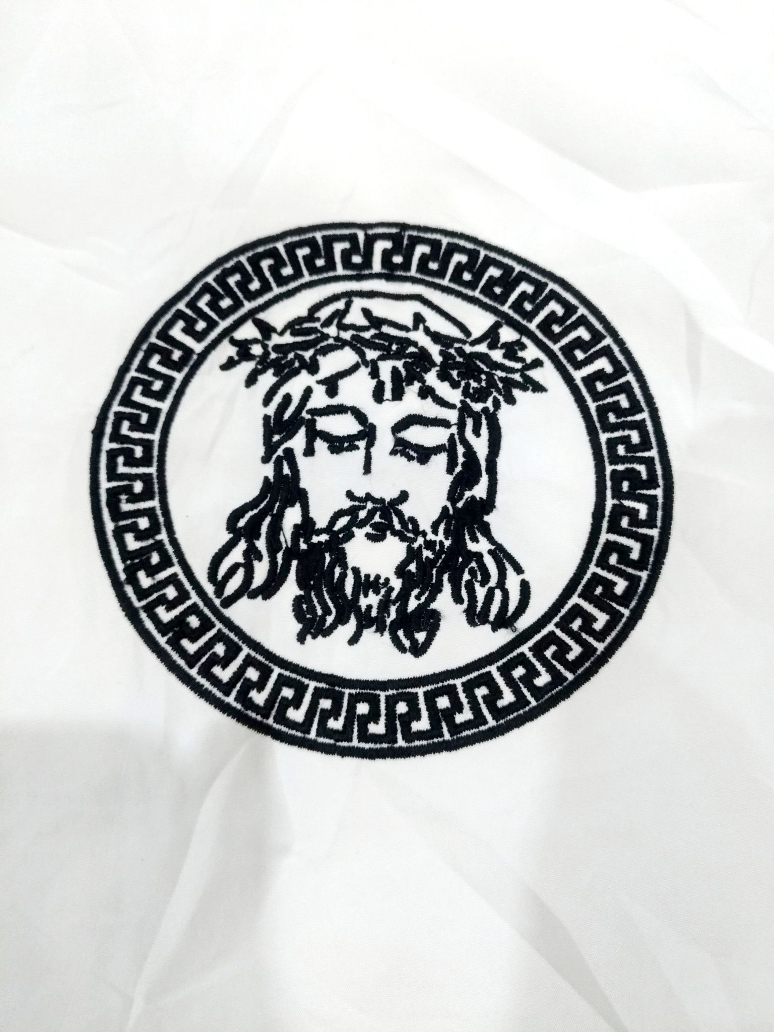 Japanese Brand RARE! VTG IMPRESSIVE EMBROIDERED "JESUS" COACH JACKET Size US L / EU 52-54 / 3 - 7 Thumbnail